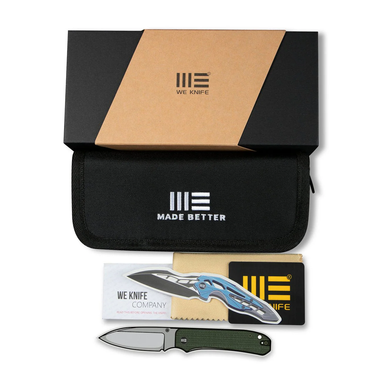WEKNIFE Big Banter Thumb Stud Knife G10 Handle (3.69" CPM 20CV Blade) WE21045-3 - Image 10