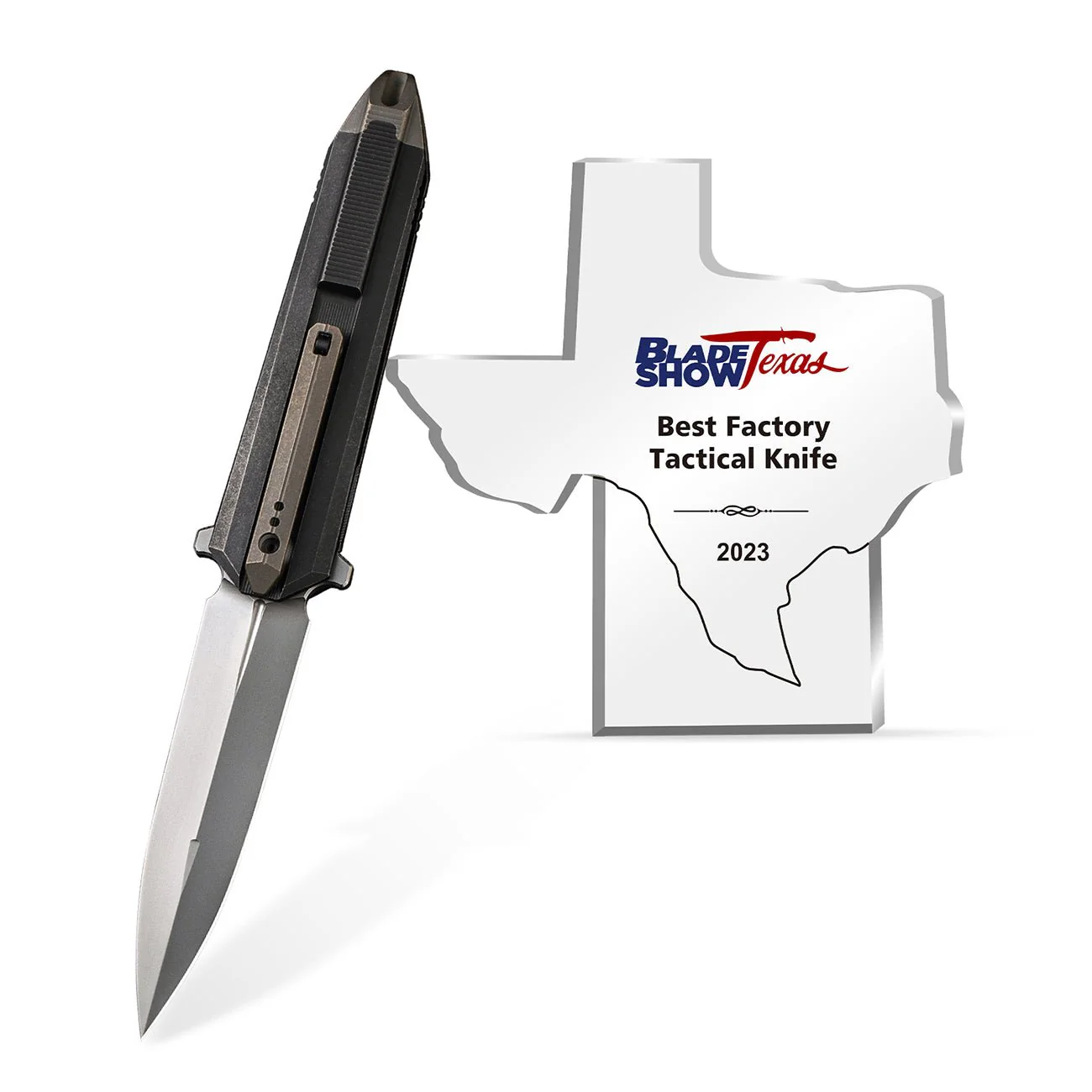 WEKNIFE Diatomic Flipper Knife Titanium Handle (3.78" CPM 20CV Blade) WE22032-3 - Image 2