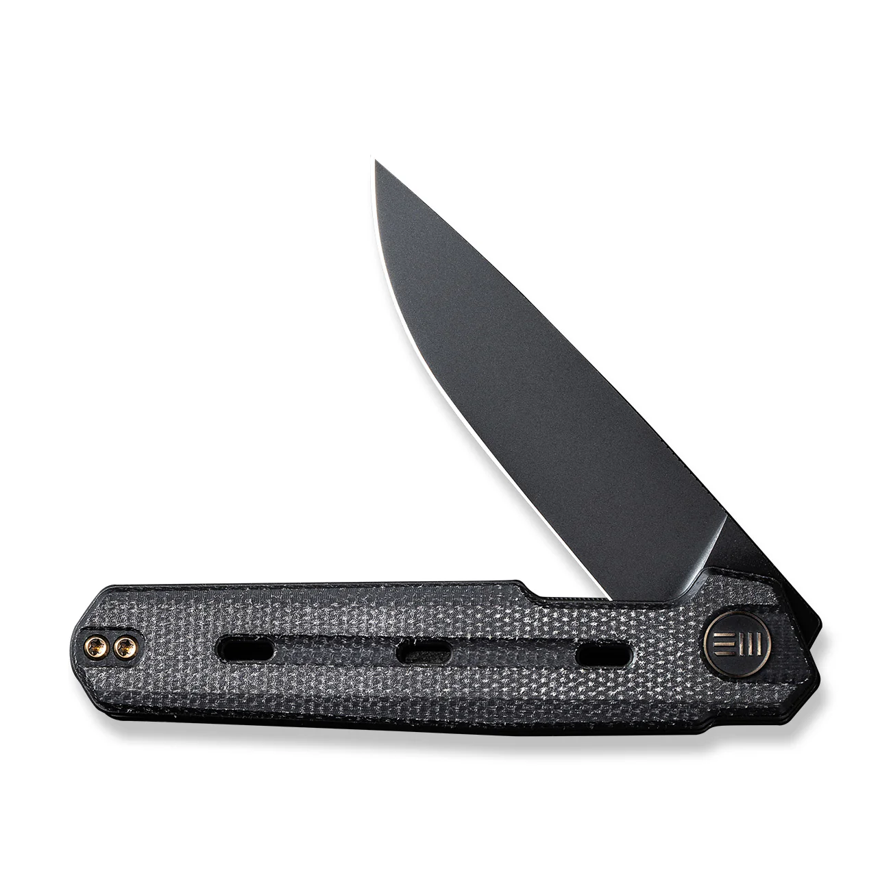 WEKNIFE Navo Flipper Knife Micarta & Titanium Handle (3.25" CPM 20CV Blade) WE22026-1 - Image 5