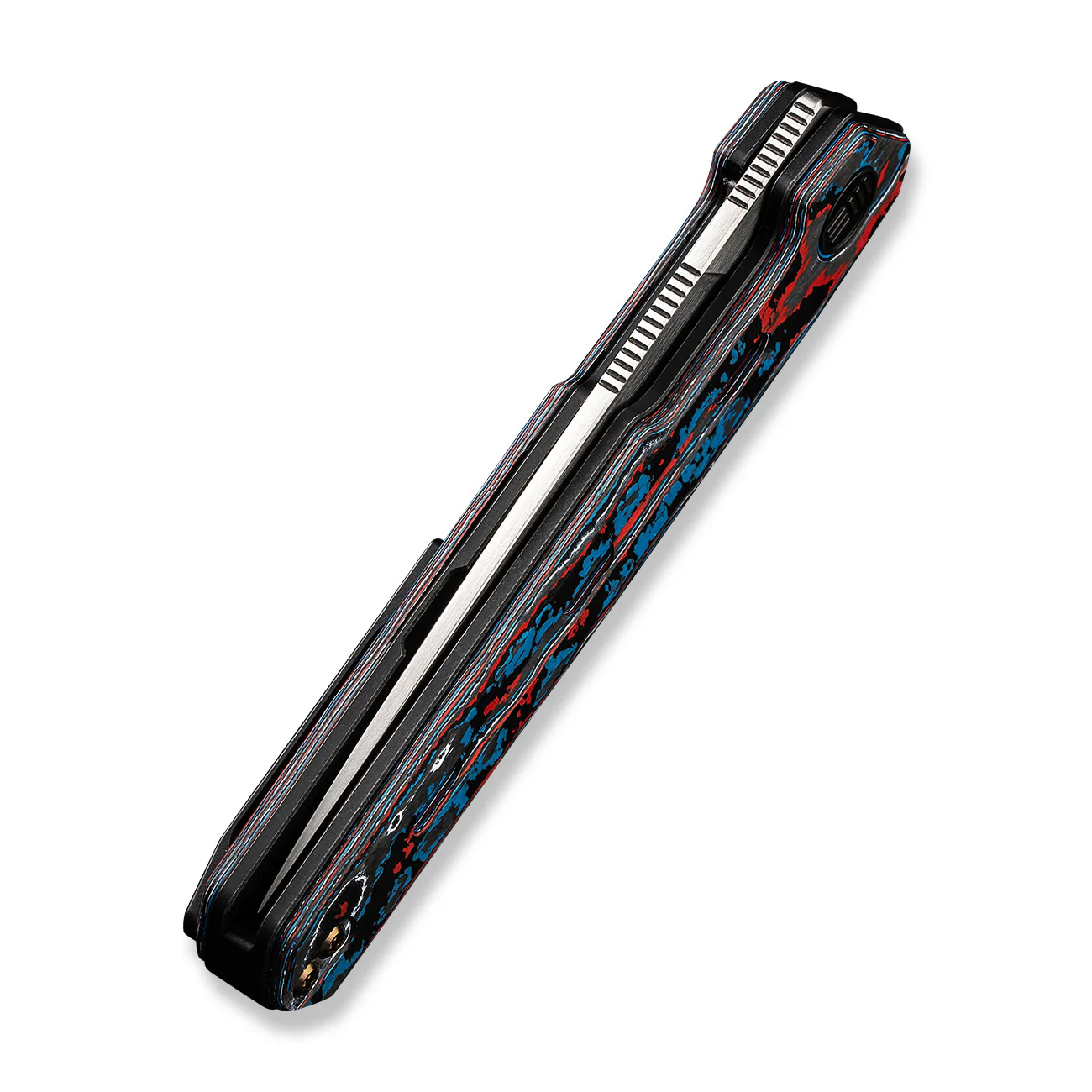 WEKNIFE Navo Flipper Knife FatCarbon Fiber & Titanium Handle (3.25" CPM 20CV Blade) WE22026-4 - Image 8