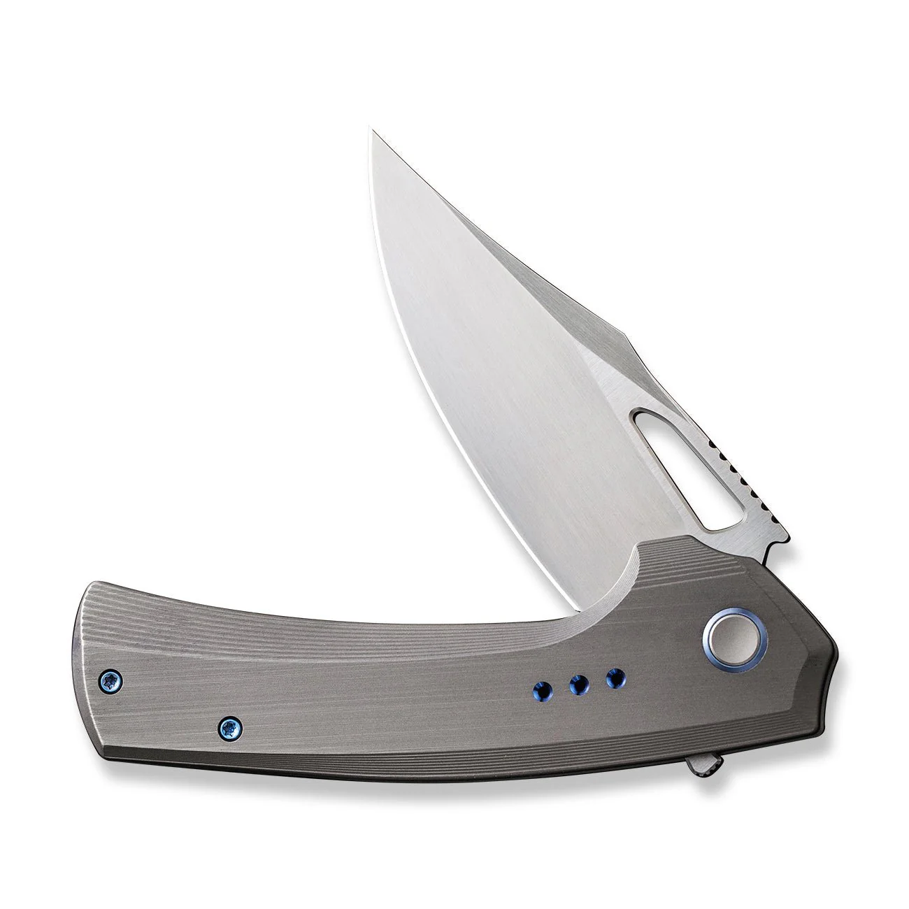 WEKNIFE Nefaris Flipper & Thumb Hole Knife Titanium Handle (3.48" CPM 20CV Blade) WE22040D-1 - Image 5