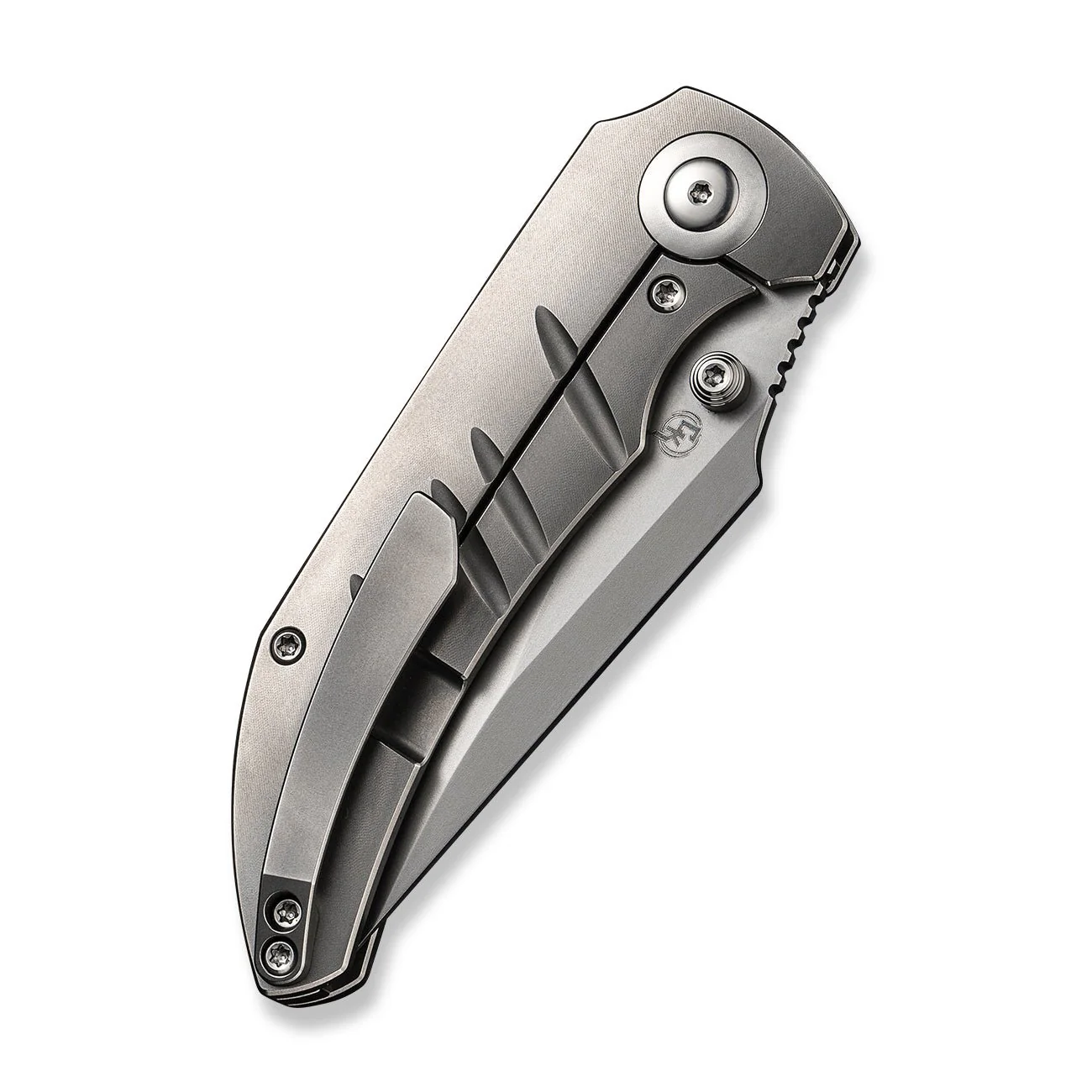 WEKNIFE Riff-Raff Thumb Stud Knife Titanium Handle (3.12" CPM 20CV Blade) WE22020B-4 - Image 7