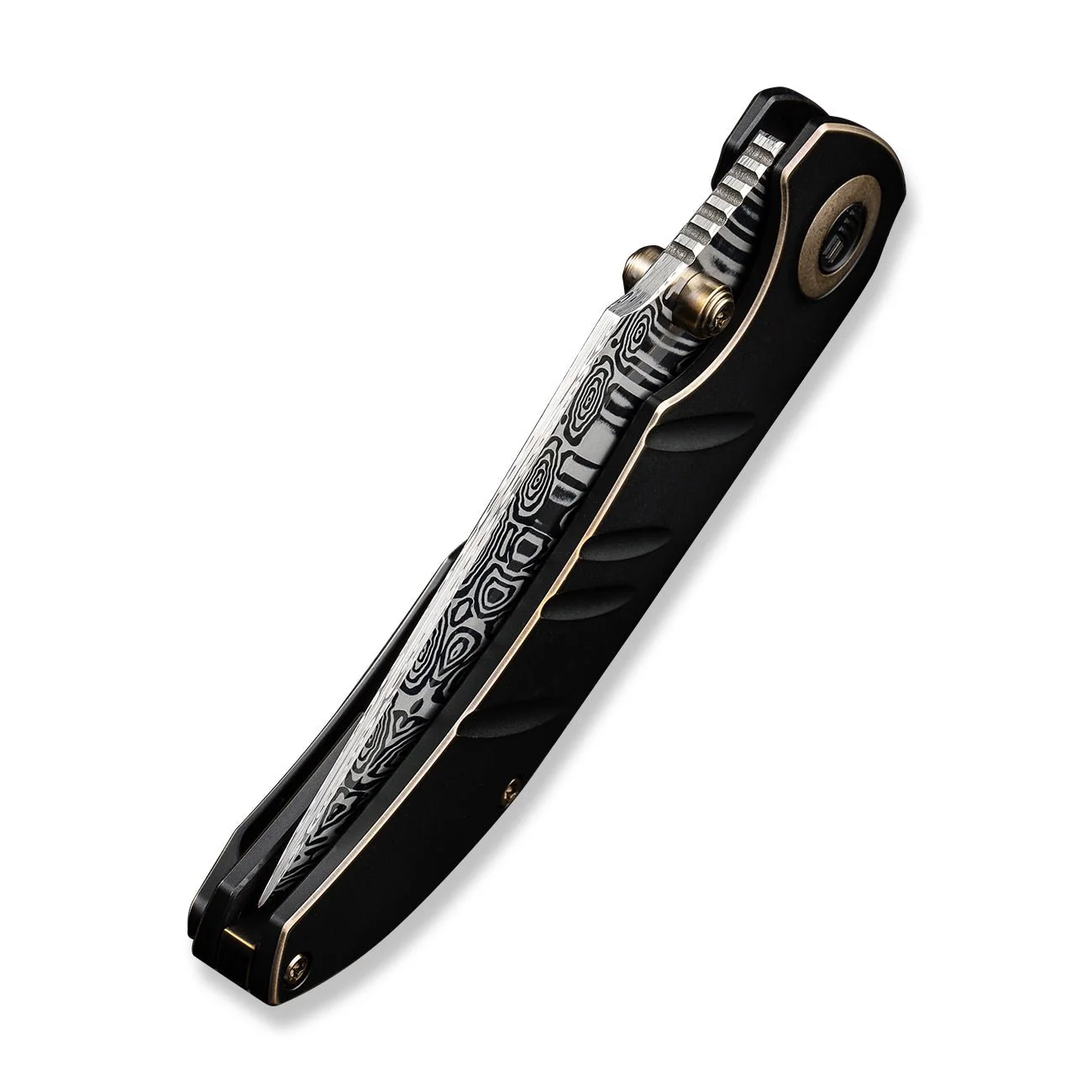 WEKNIFE Riff-Raff Thumb Stud Knife Titanium Handle (3.12" Damasteel Blade) WE22020B-DS1 - Image 8