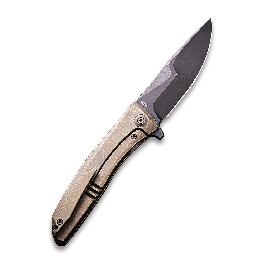 WEKNIFE Scoppio Flipper Knife Titanium Handle (3.63" CPM 20CV Blade) 923C - Image 2