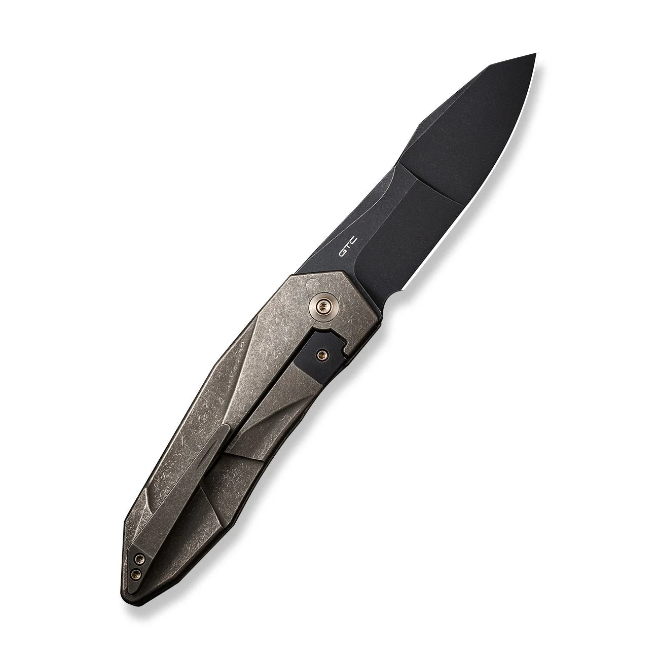WEKNIFE Solid Flipper Knife Titanium Handle (3.88" CPM 20CV Blade) WE22028-3 - Image 3