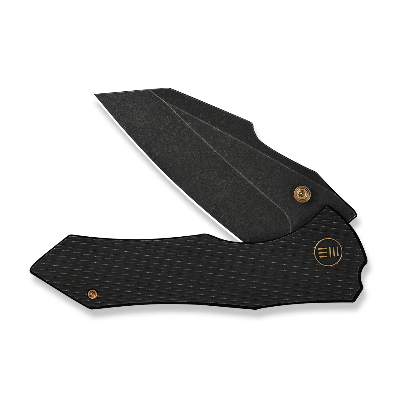 WEKNIFE High-Fin XL Thumb Stud Knife Titanium Handle (3.48" CPM 20CV Blade) WE24010-1 - Image 5