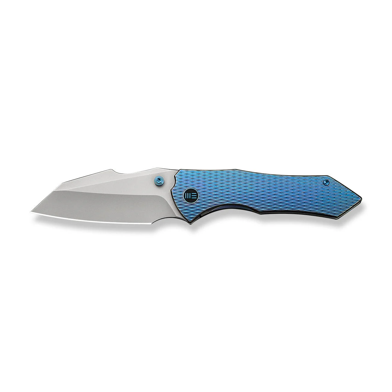 WEKNIFE High-Fin XL Thumb Stud Knife Titanium Handle (3.48" CPM 20CV Blade) WE24010-2 - Image 4
