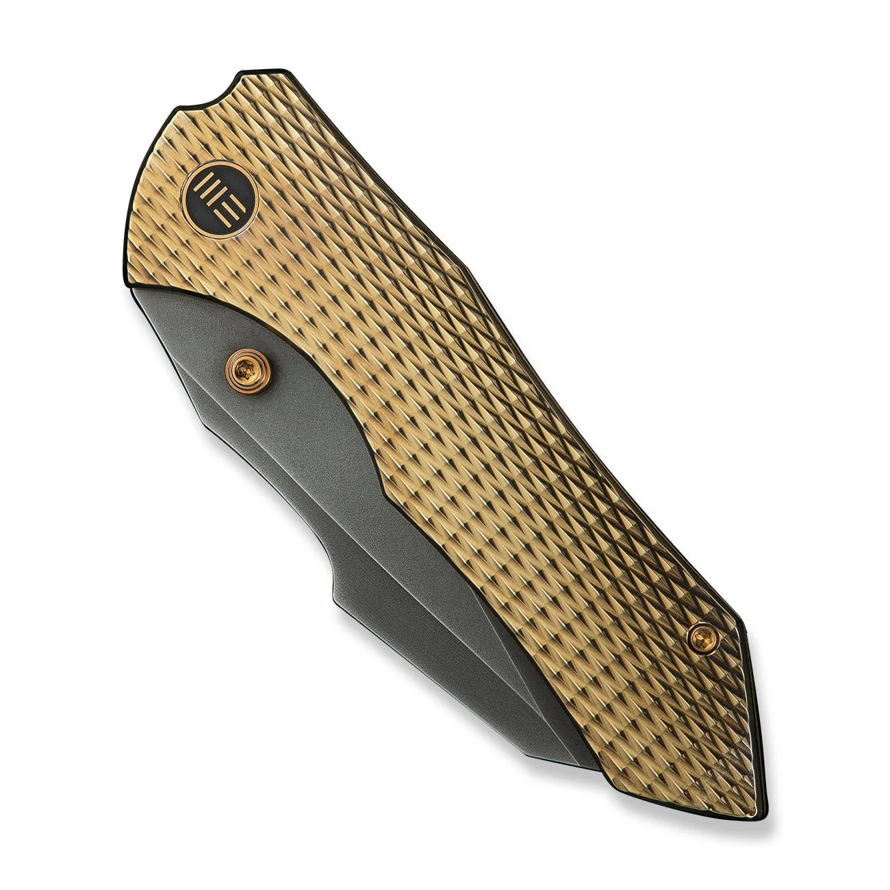 WEKNIFE High-Fin XL Thumb Stud Knife Titanium Handle (3.48" CPM 20CV Blade) WE24010-3 - Image 6