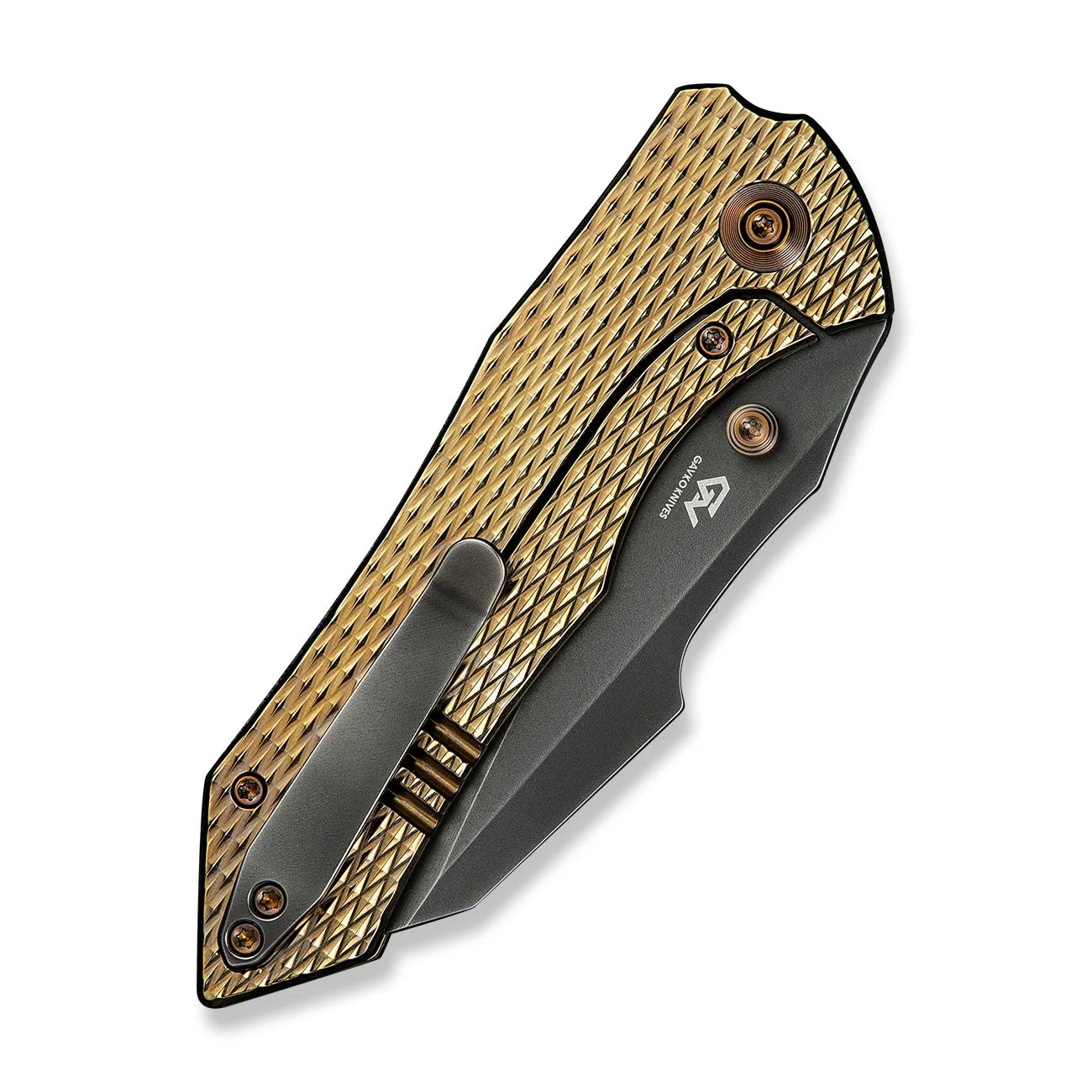 WEKNIFE High-Fin XL Thumb Stud Knife Titanium Handle (3.48" CPM 20CV Blade) WE24010-3 - Image 7