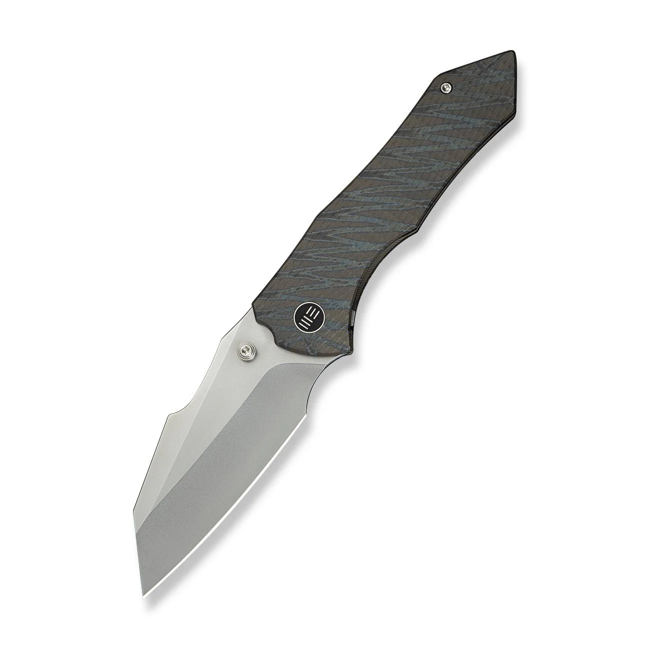 WEKNIFE High-Fin XL Thumb Stud Knife Titanium Handle (3.48" CPM 20CV Blade) WE24010-4 - Image 3