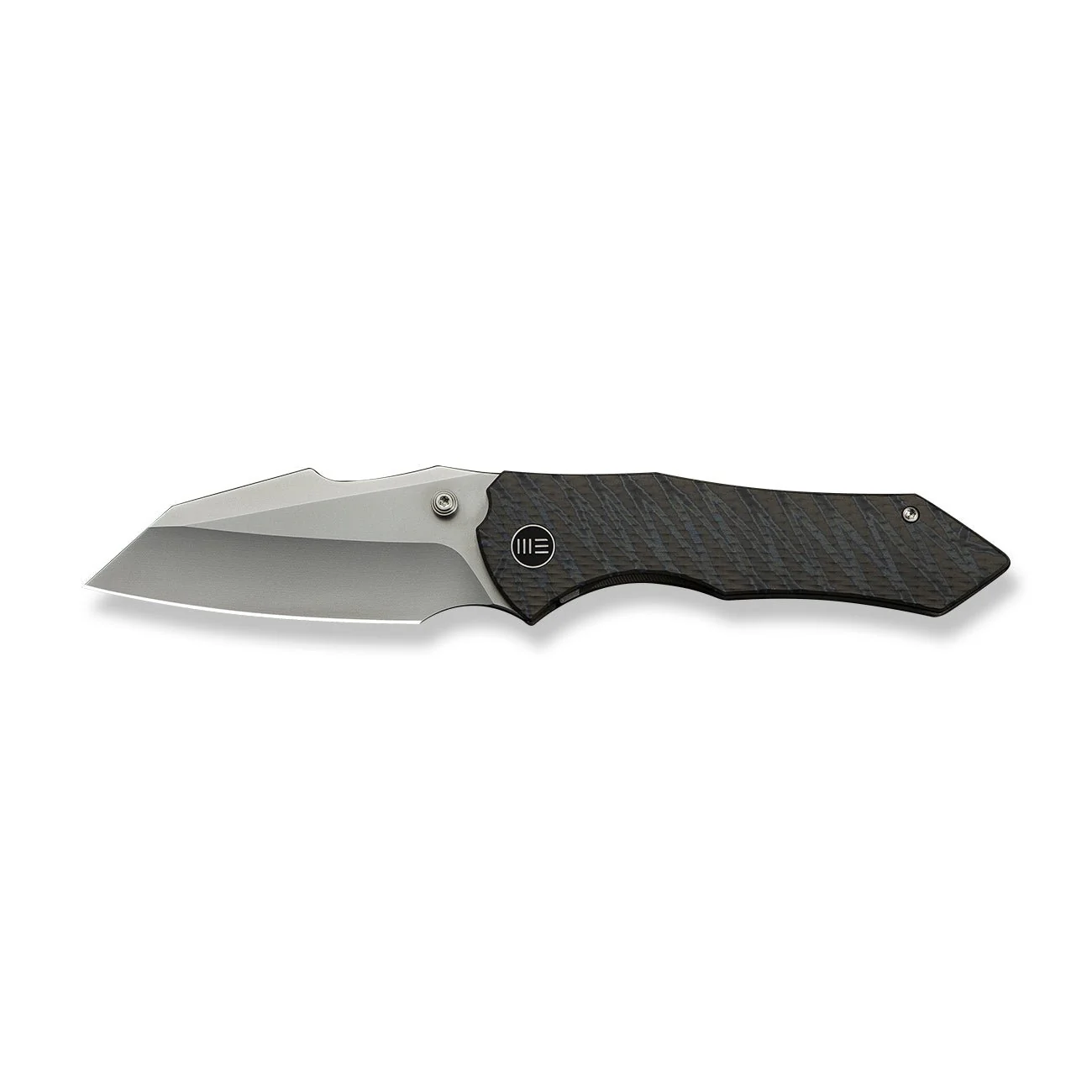 WEKNIFE High-Fin XL Thumb Stud Knife Titanium Handle (3.48" CPM 20CV Blade) WE24010-4 - Image 4