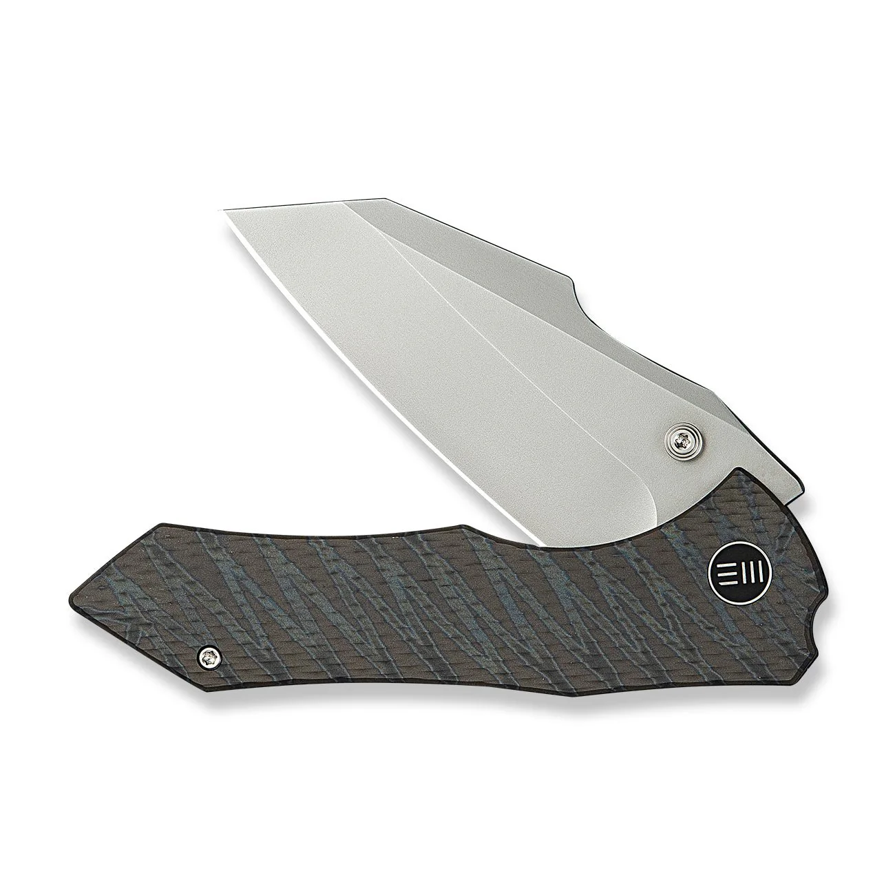 WEKNIFE High-Fin XL Thumb Stud Knife Titanium Handle (3.48" CPM 20CV Blade) WE24010-4 - Image 5