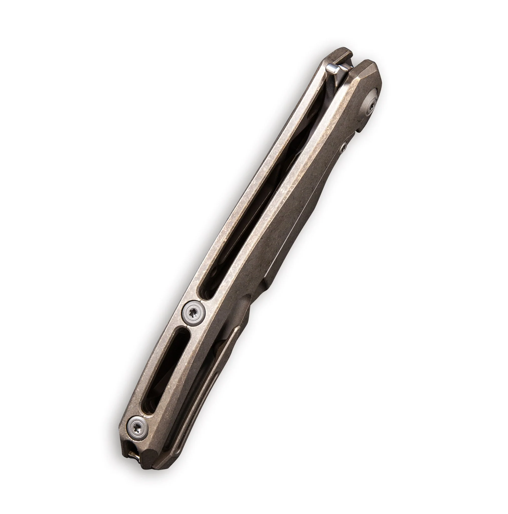 WEKNIFE 037 Flipper Knife Titanium Handle (4.07" M390 Blade) 910A - Image 4
