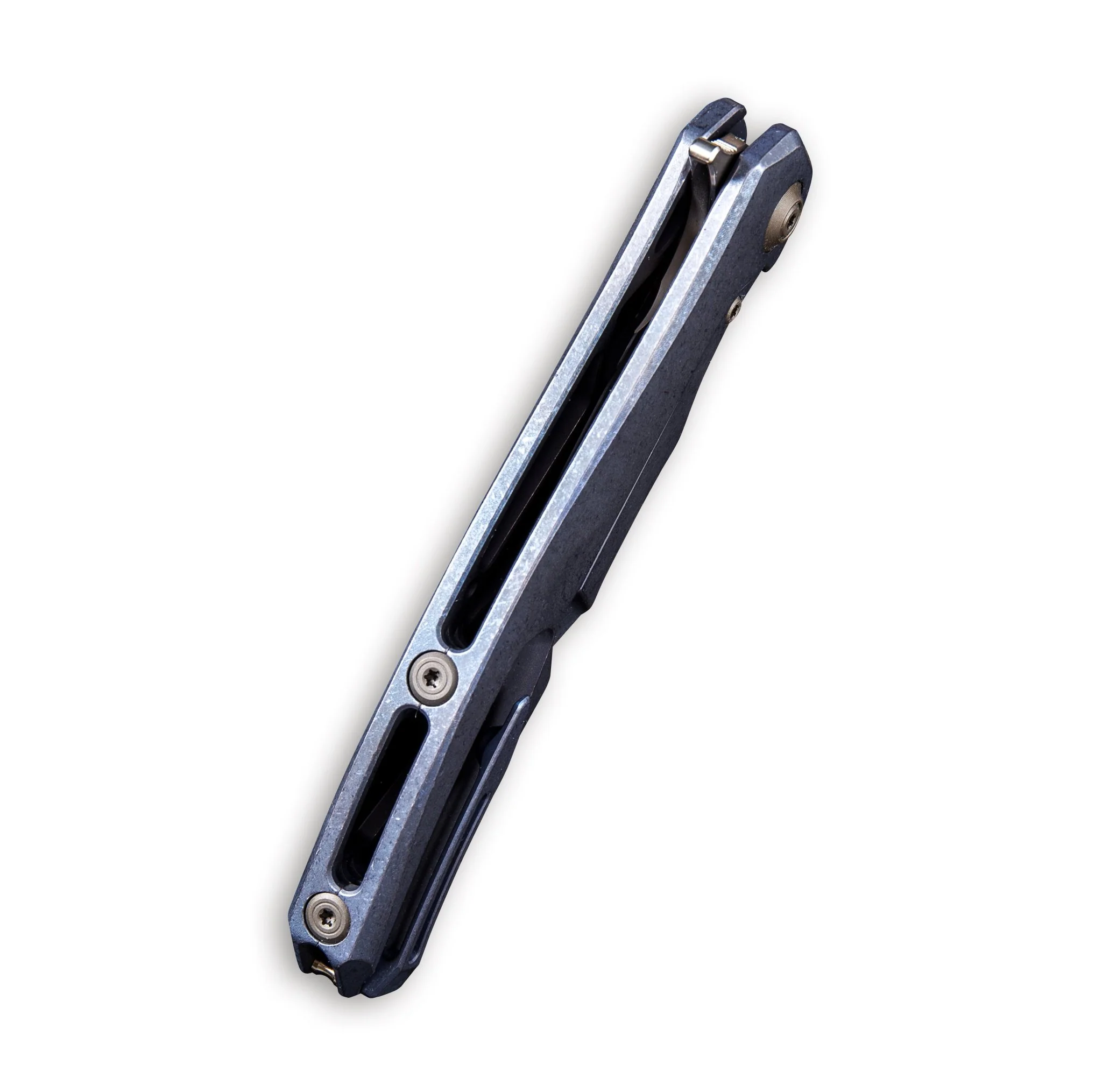 WEKNIFE 037 Flipper Knife Titanium Handle (4.07" M390 Blade) 910B - Image 4