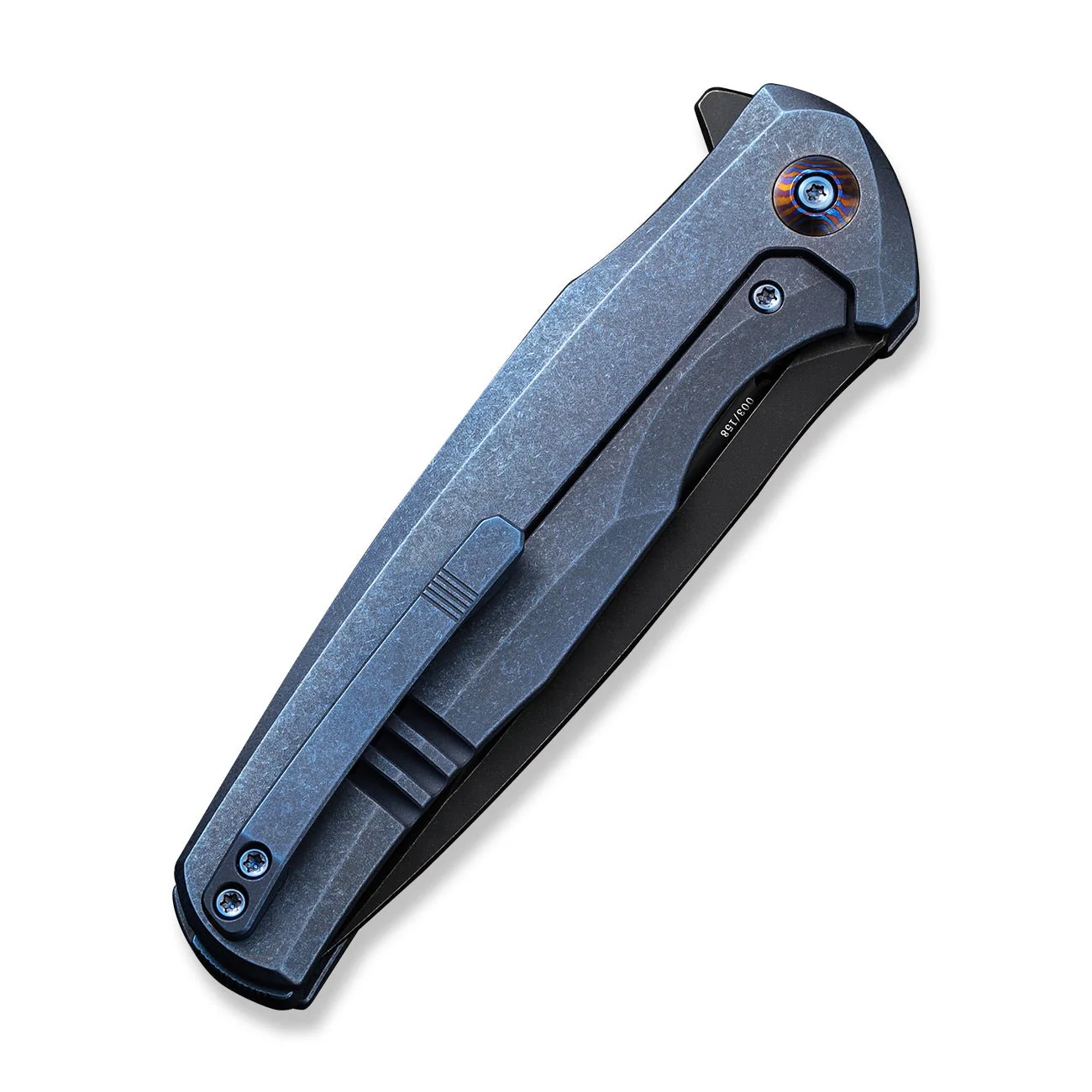 WEKNIFE 601X Flipper Knife Titanium Handle (3.82" CPM 20CV Blade) WE01J-3 - Image 7