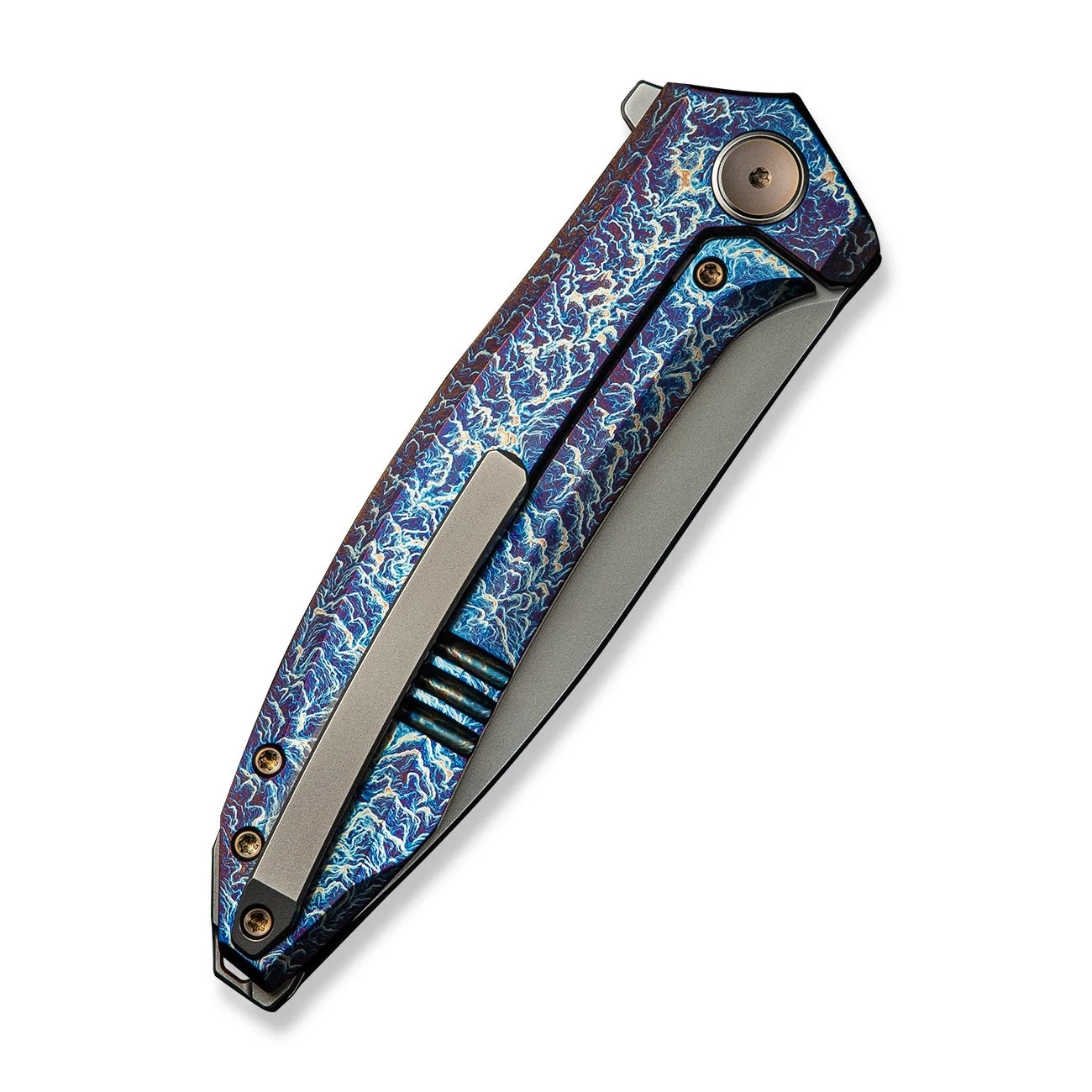 WEKNIFE Acuminal Flipper Knife Titanium Handle (3.98" Vanax Blade) WE23070-4 - Image 7