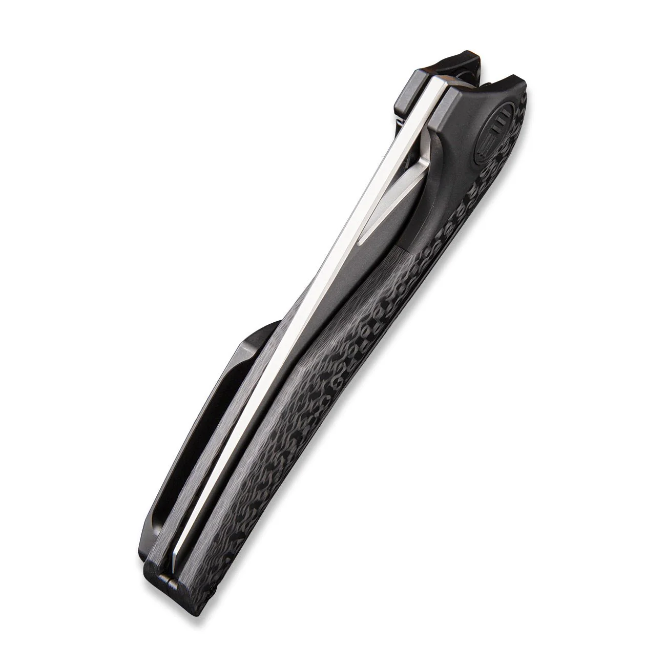WEKNIFE ÆternA Flipper & Thumb Hole Knife Titanium & Carbon Fiber Handle (3.28" M390 Blade) 918D - Image 7