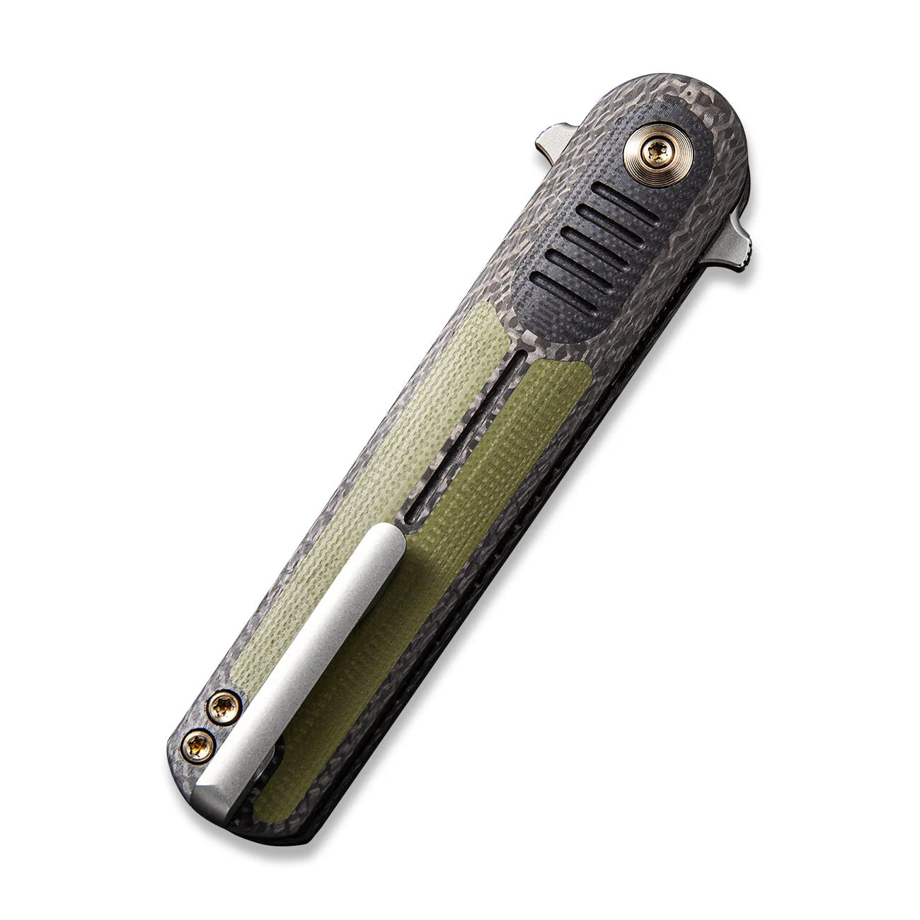 WEKNIFE Angst Flipper Knife G10 & Carbon Fiber Handle(3.06" CPM S35VN Blade) 2002A - Image 6