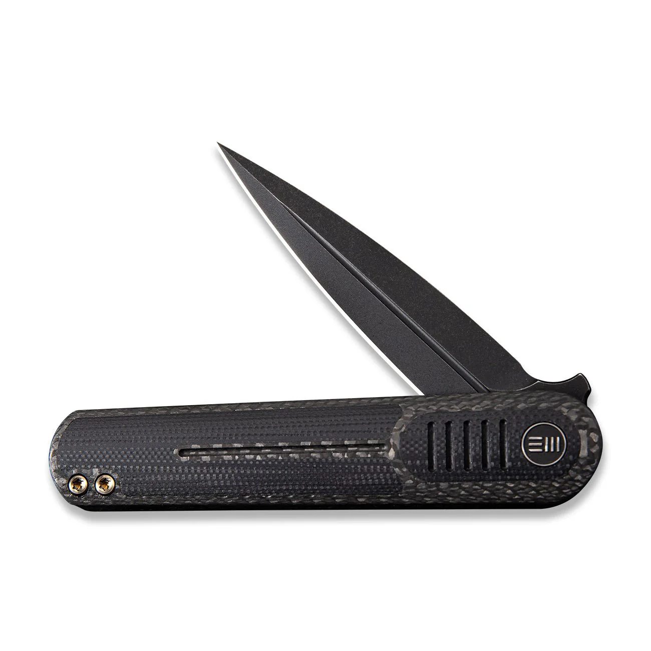 WEKNIFE Angst Flipper Knife G10 & Carbon Fiber Handle (3.06" CPM S35VN Blade) 2002C - Image 4