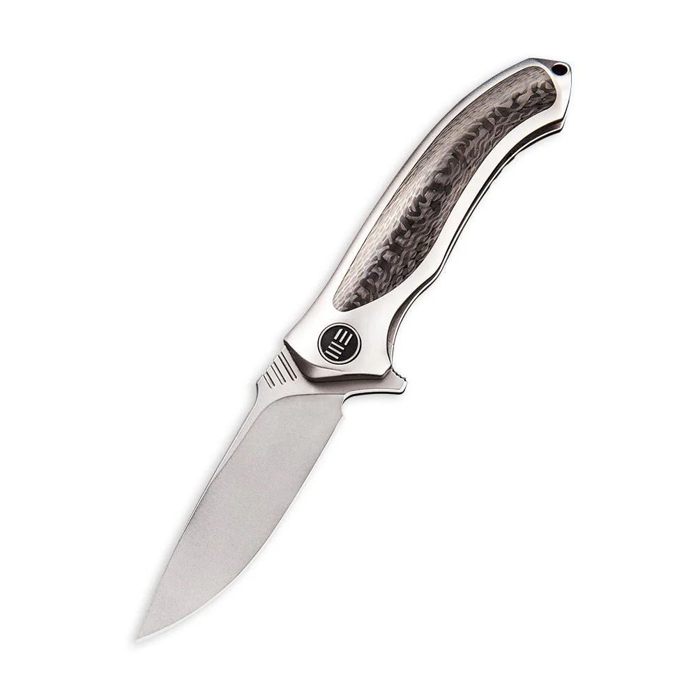 WEKNIFE Anodyne Flipper Knife Titanium & Carbon Fiber Handle (2.35" CPM S35VN Blade) 914A - Image 3