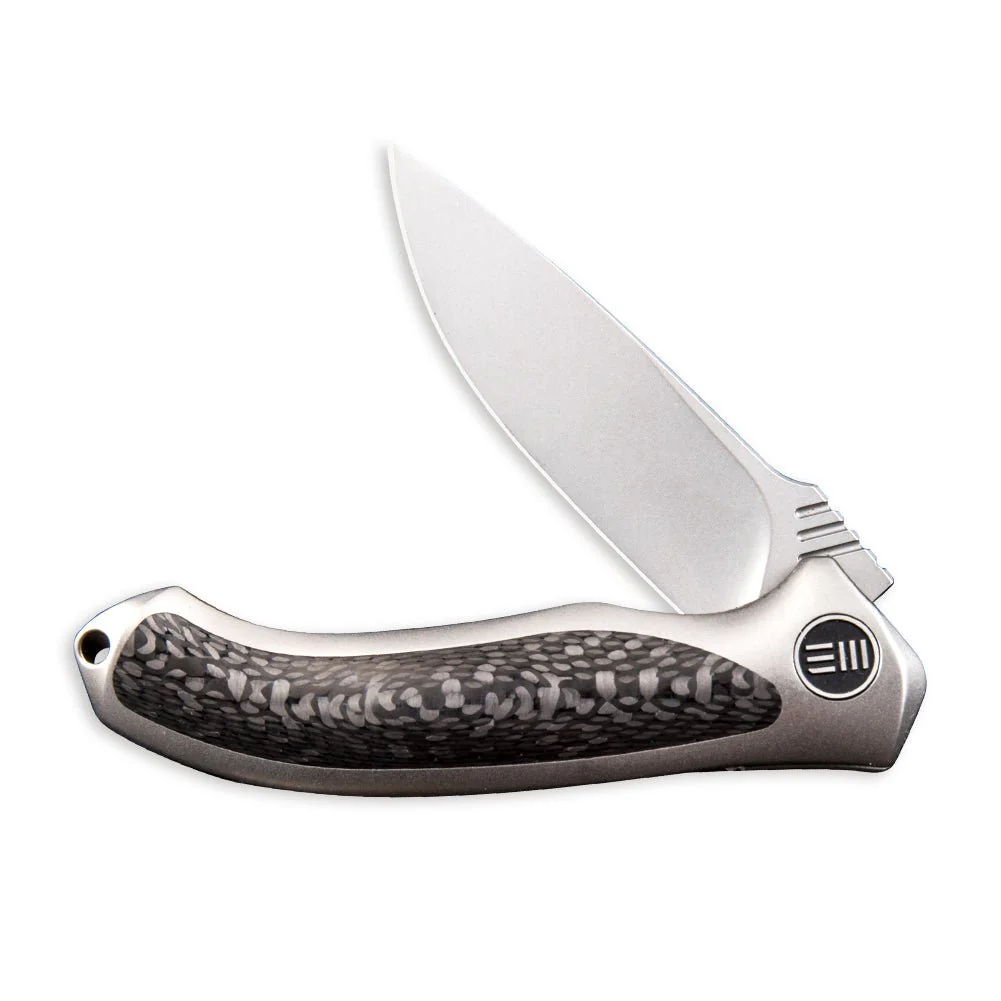 WEKNIFE Anodyne Flipper Knife Titanium & Carbon Fiber Handle (2.35" CPM S35VN Blade) 914A - Image 4