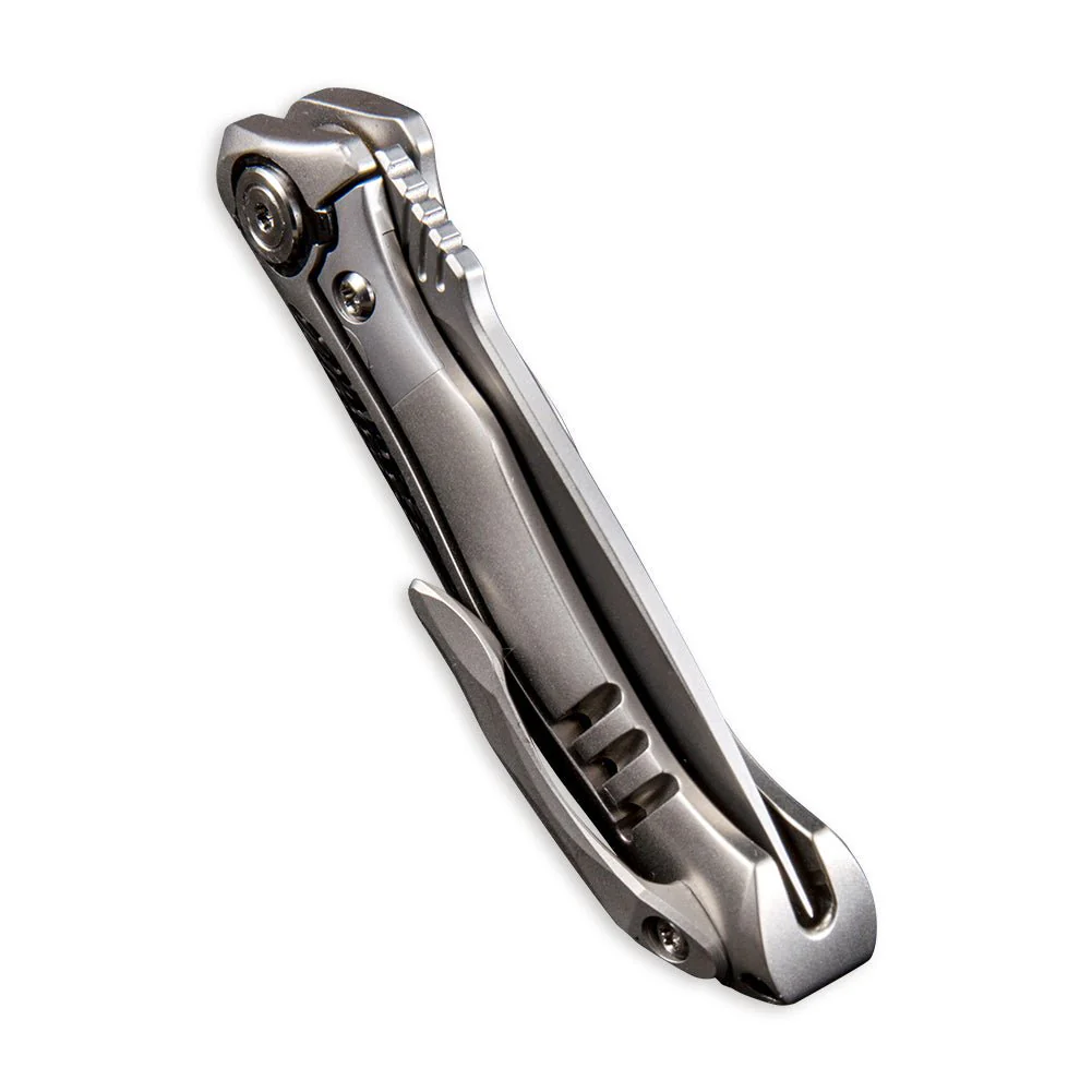 WEKNIFE Anodyne Flipper Knife Titanium & Carbon Fiber Handle (2.35" CPM S35VN Blade) 914A - Image 7