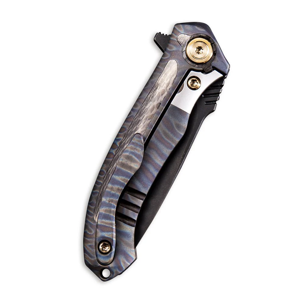 WEKNIFE Anodyne Flipper Knife Titanium & Carbon Fiber Handle (2.35" CPM S35VN Blade) 914B - Image 6