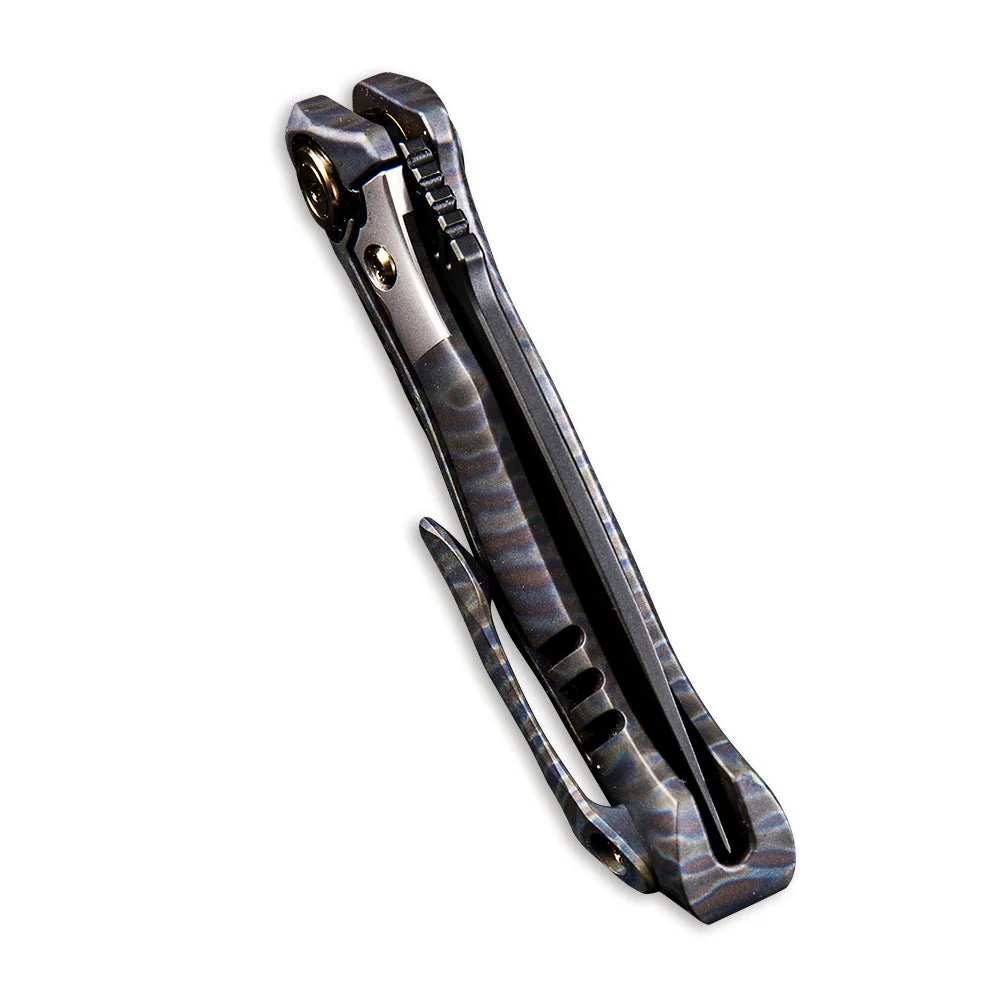 WEKNIFE Anodyne Flipper Knife Titanium & Carbon Fiber Handle (2.35" CPM S35VN Blade) 914B - Image 7