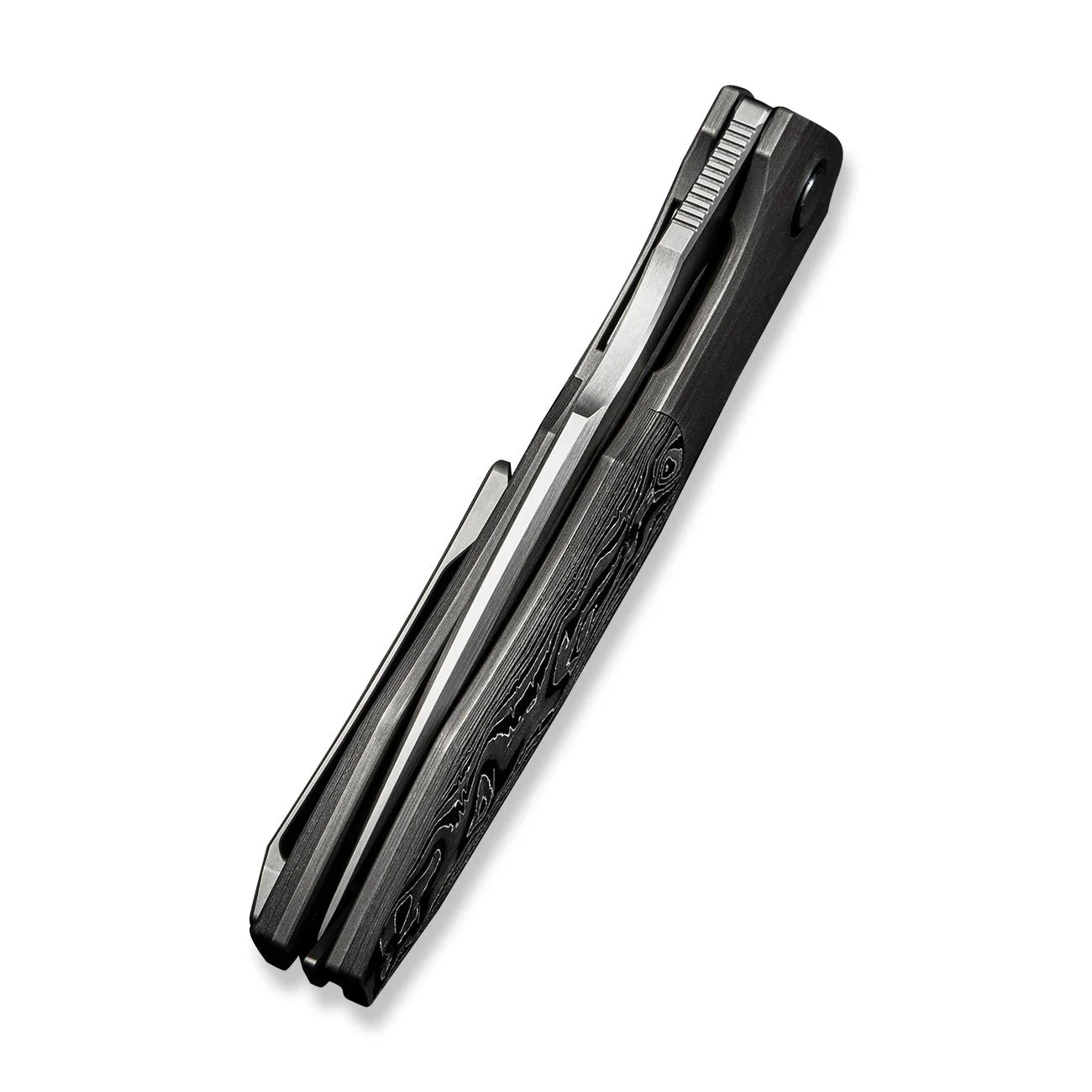 WEKNIFE Archeozoic Flipper Knife Titanium & Carbon Fiber Handle (4" M390 Blade) WE23091-2 - Image 8