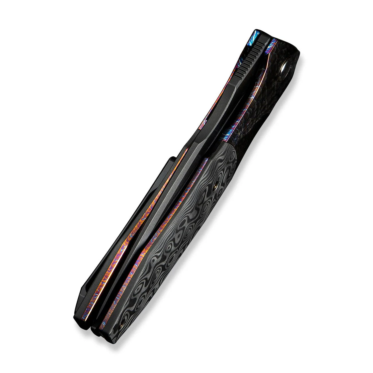 WEKNIFE Archeozoic Flipper Knife Titanium & Carbon Fiber Handle (4" M390 Blade) WE23091-3 - Image 8