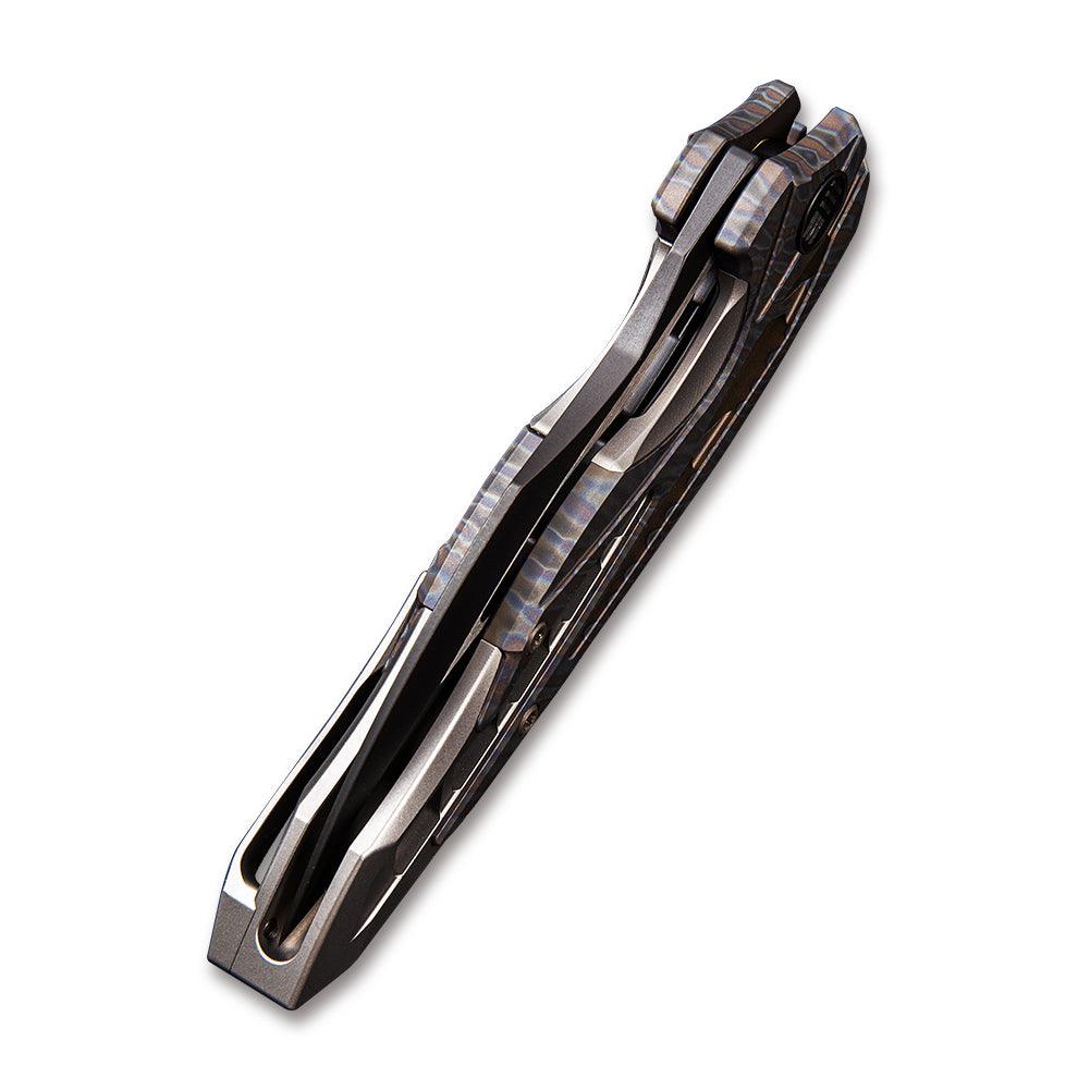WEKNIFE Arrakis Flipper Knife Titanium Handle (3.45" M390 Blade) 906G - Image 7