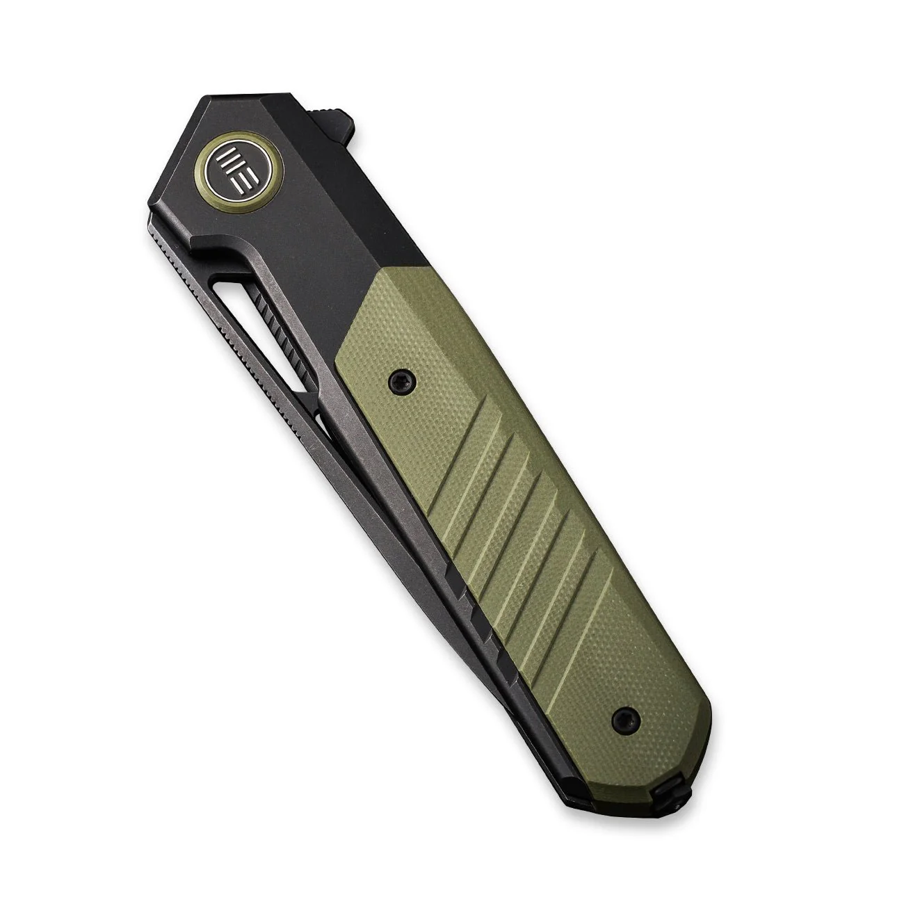 WEKNIFE Arsenal Flipper & Thumb Hole Knife Titanium & G10 Handle (3.56" CPM 20CV Blade) WE20073-2 - Image 5