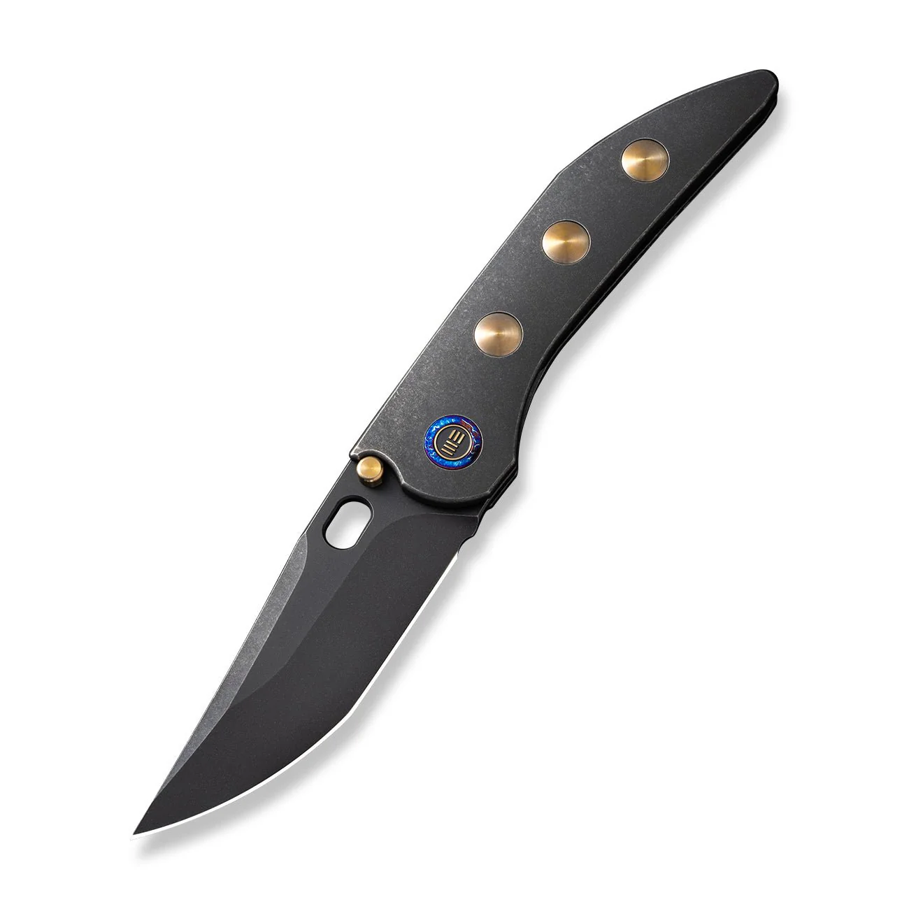 WEKNIFE Attor Thumb Stud & Thumb Hole Knife Titanium Handle (3.55" CPM 20CV Blade) WE23037-1 - Image 3