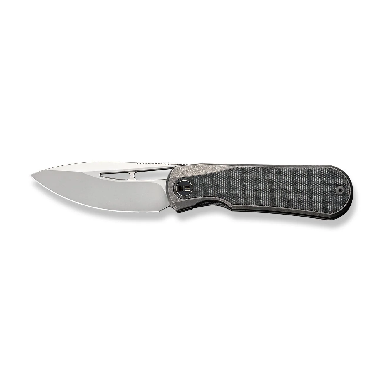 WEKNIFE Baloo Front Flipper & Thumb Hole Knife Titanium & Micarta Handle (3.31" CPM 20CV) WE21033-4 - Image 4