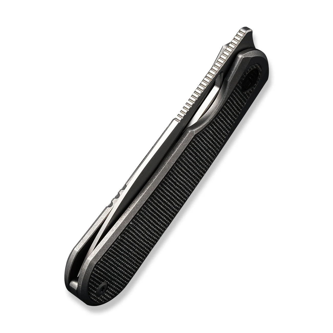 WEKNIFE Baloo Front Flipper & Thumb Hole Knife Titanium & Micarta Handle (3.31" CPM 20CV) WE21033-4 - Image 8