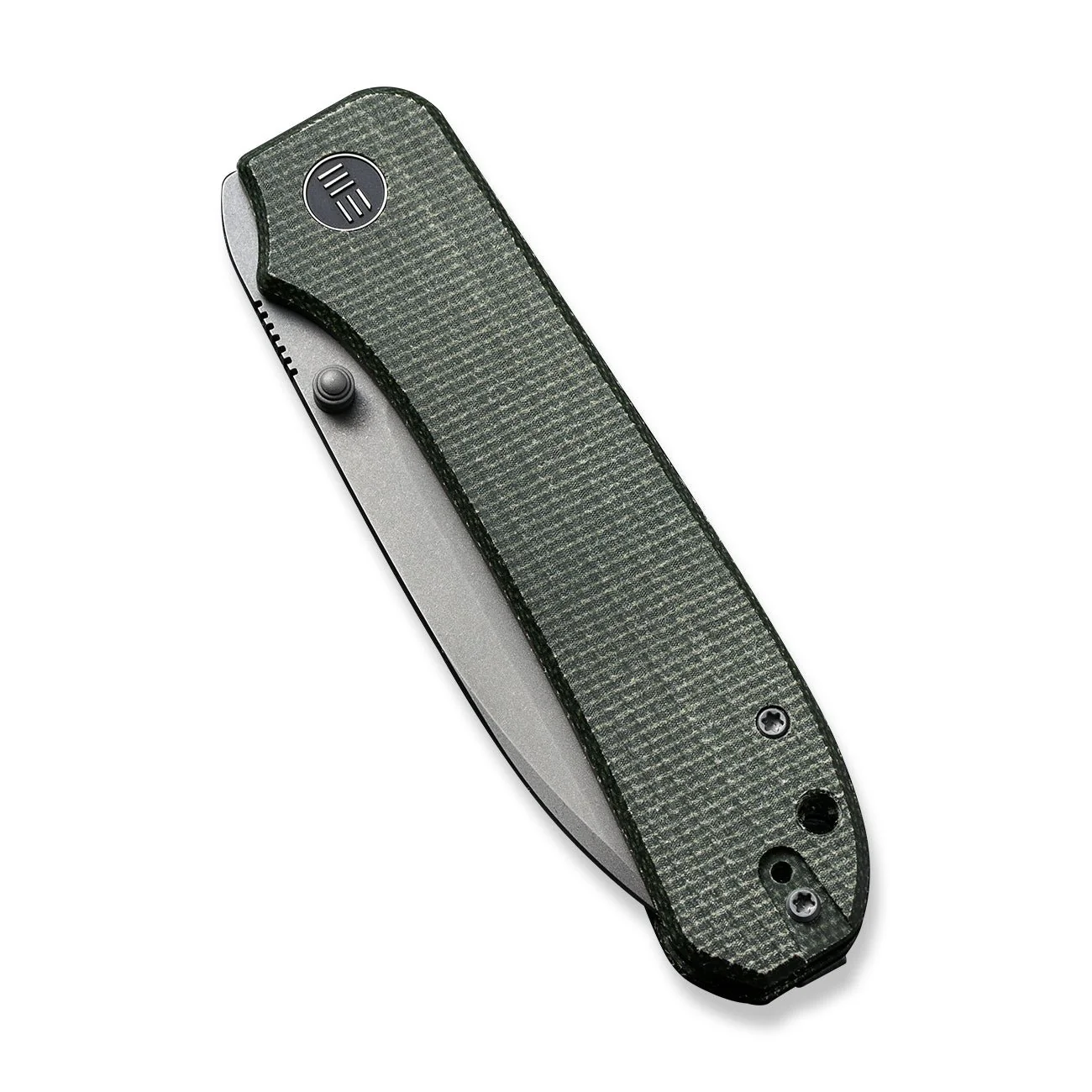 WEKNIFE Big Banter Thumb Stud Knife Micarta Handle (3.69" CPM 20CV) WE21045-2 - Image 6