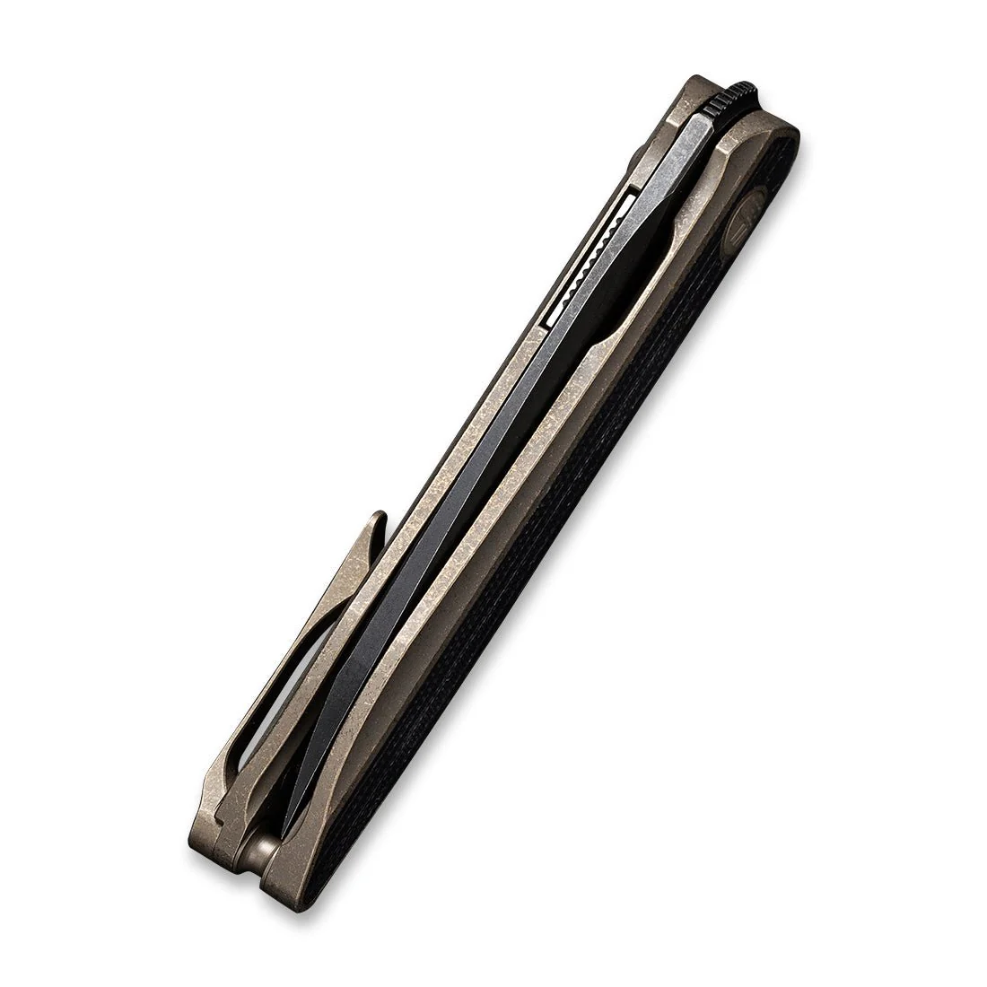 WEKNIFE Black Void Opus Front Flipper Knife Titanium & G10 Handle (2.84" CPM 20CV Blade) 2010C - Image 7