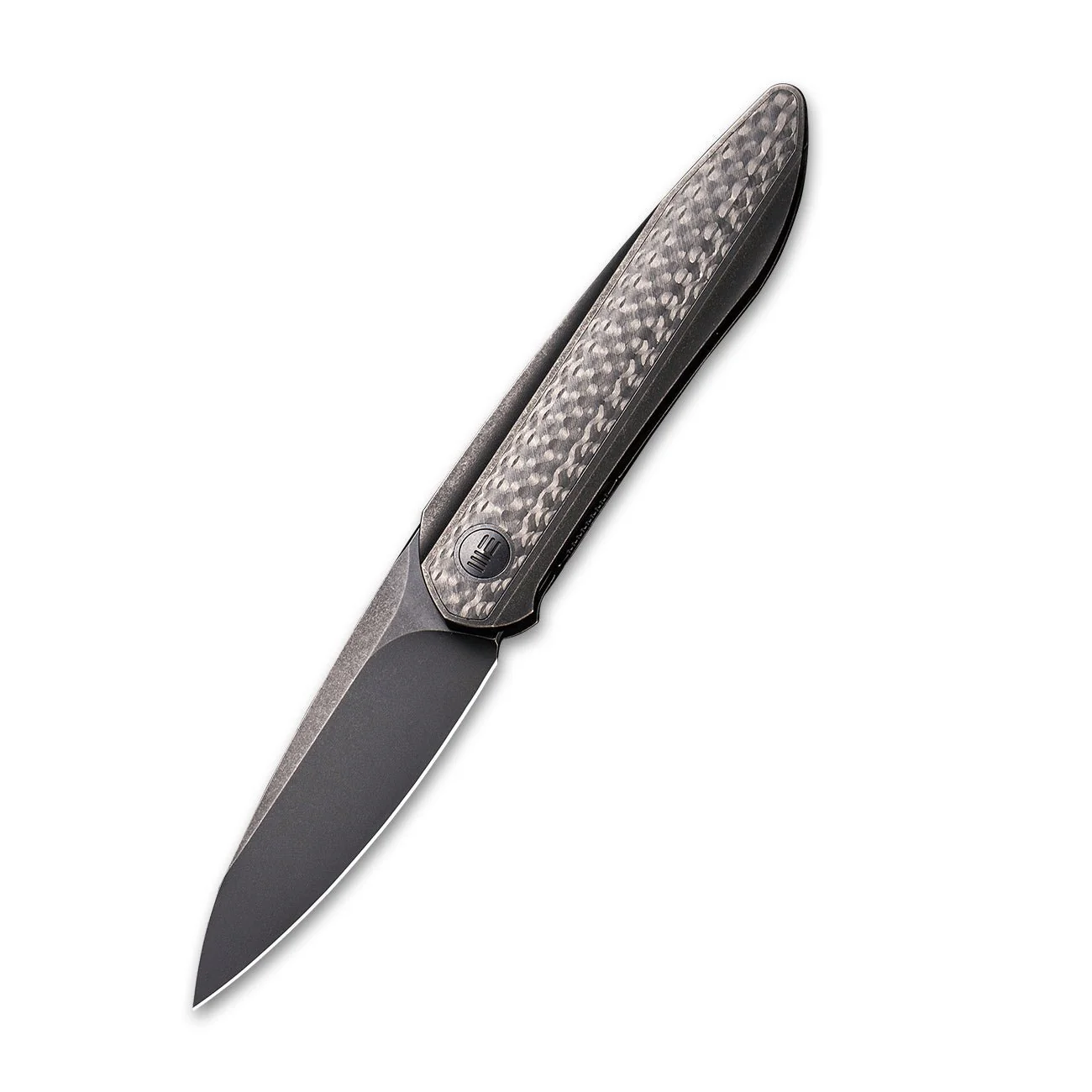 WEKNIFE Black Void Opus Front Flipper Knife Titanium & Carbon Fiber Handle (2.84" CPM 20CV Blade) 2010V-1 - Image 3