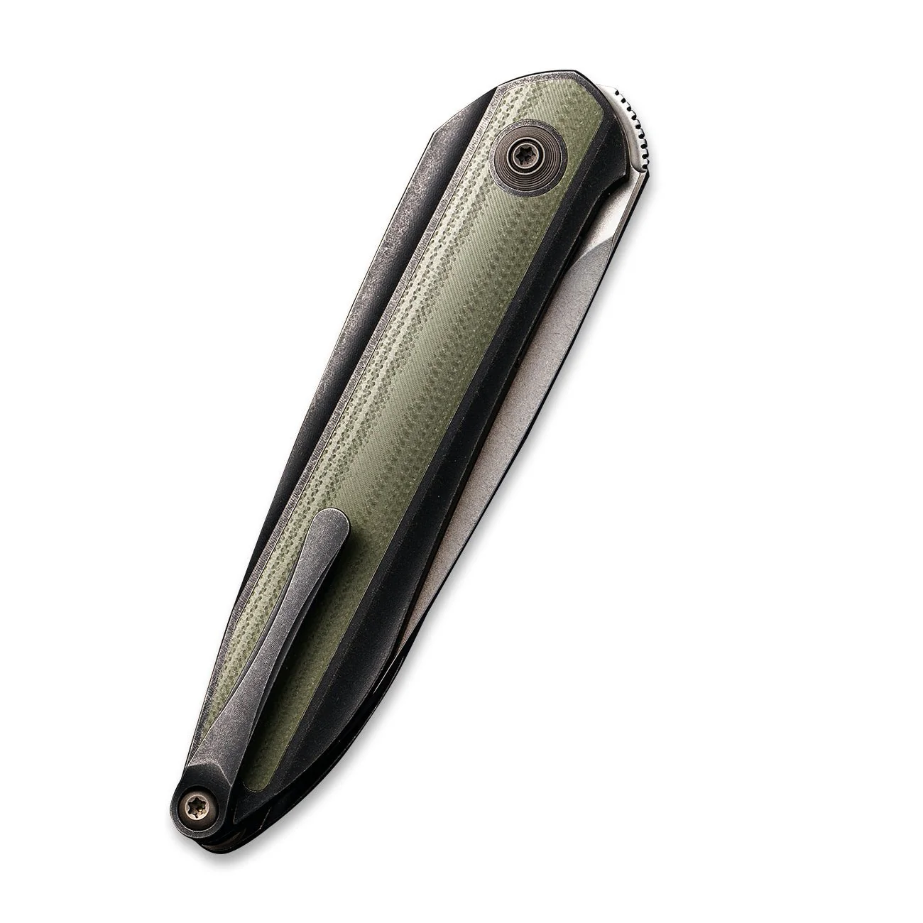 WEKNIFE Black Void Opus Front Flipper Knife Titanium & G10 Handle (2.84" CPM 20CV Blade) 2010V-2 - Image 6