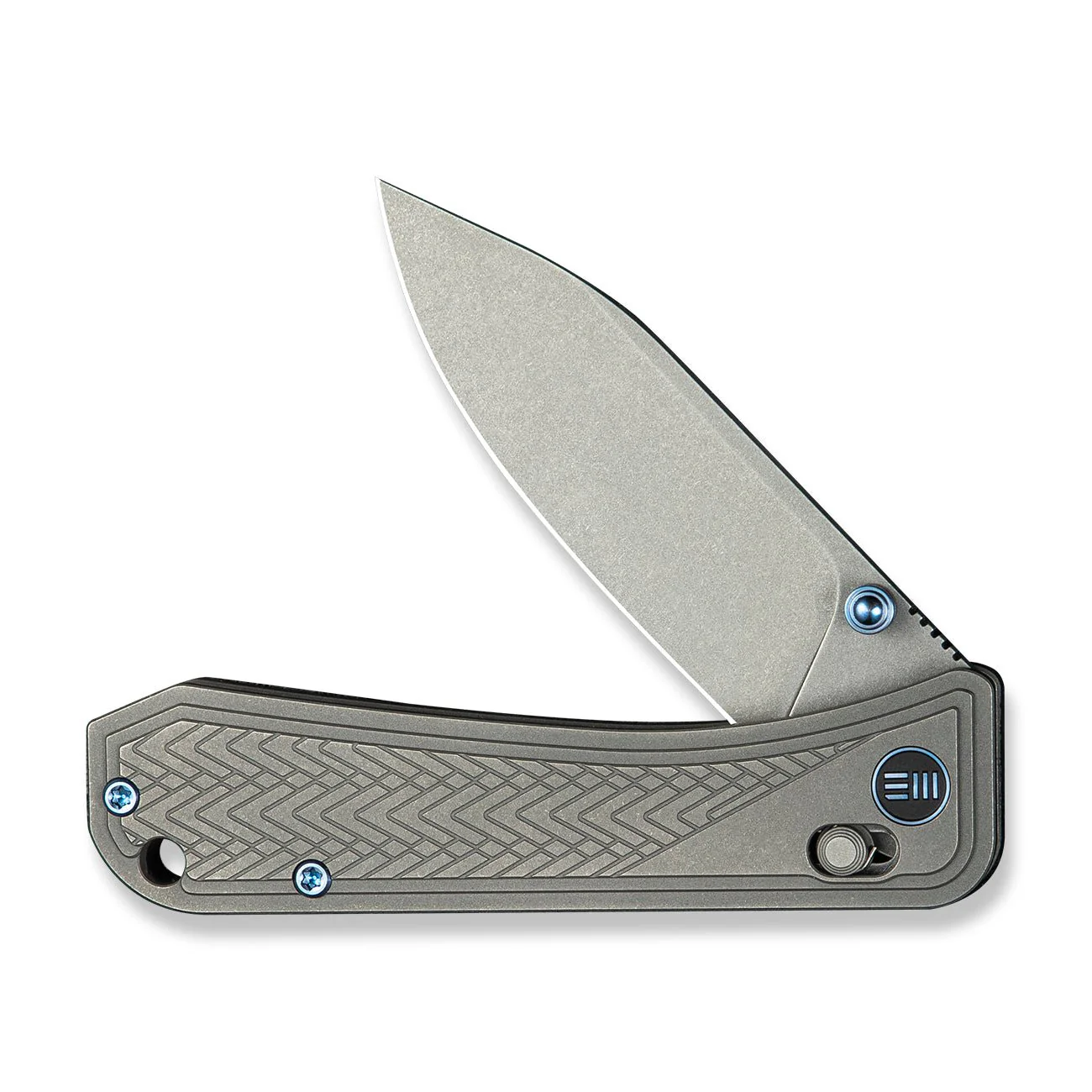 WEKNIFE Bougie Banter Thumb Stud & Crossbar Lock Knife Titanium Handle (2.91" CPM S45VN Blade) WE24009-2 - Image 7
