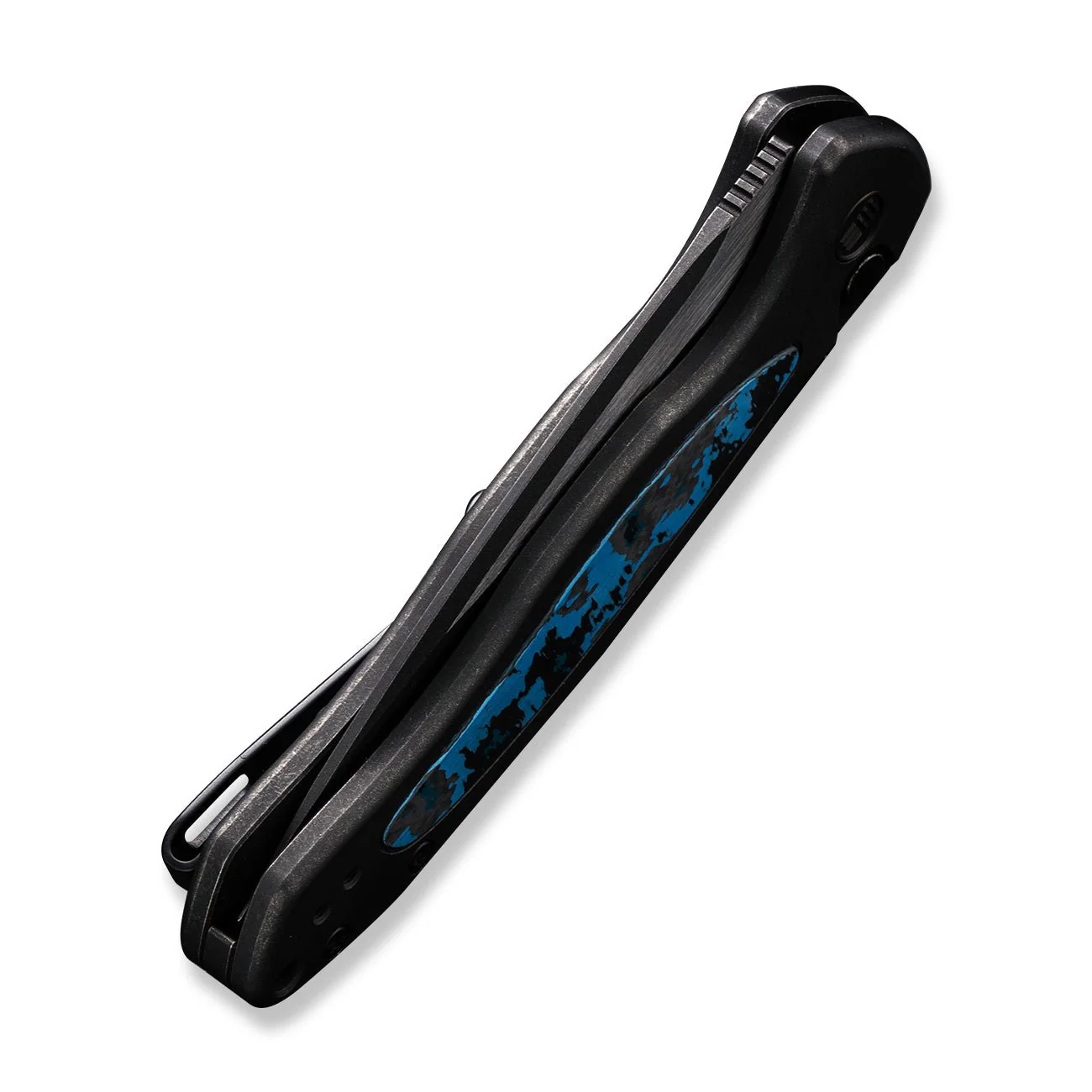 WEKNIFE Button Lock Kitefin Flipper Knife Titanium & FatCarbon Fiber Handle (3.22" CPM 20CV Blade) WE19002N-1 - Image 8