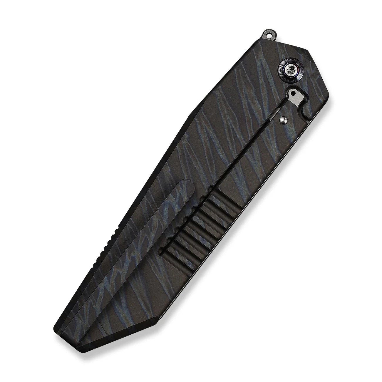 WEKNIFE Collinear Flipper Knife Titanium Handle (3.67" M390 Blade) WE22034D-3 - Image 7