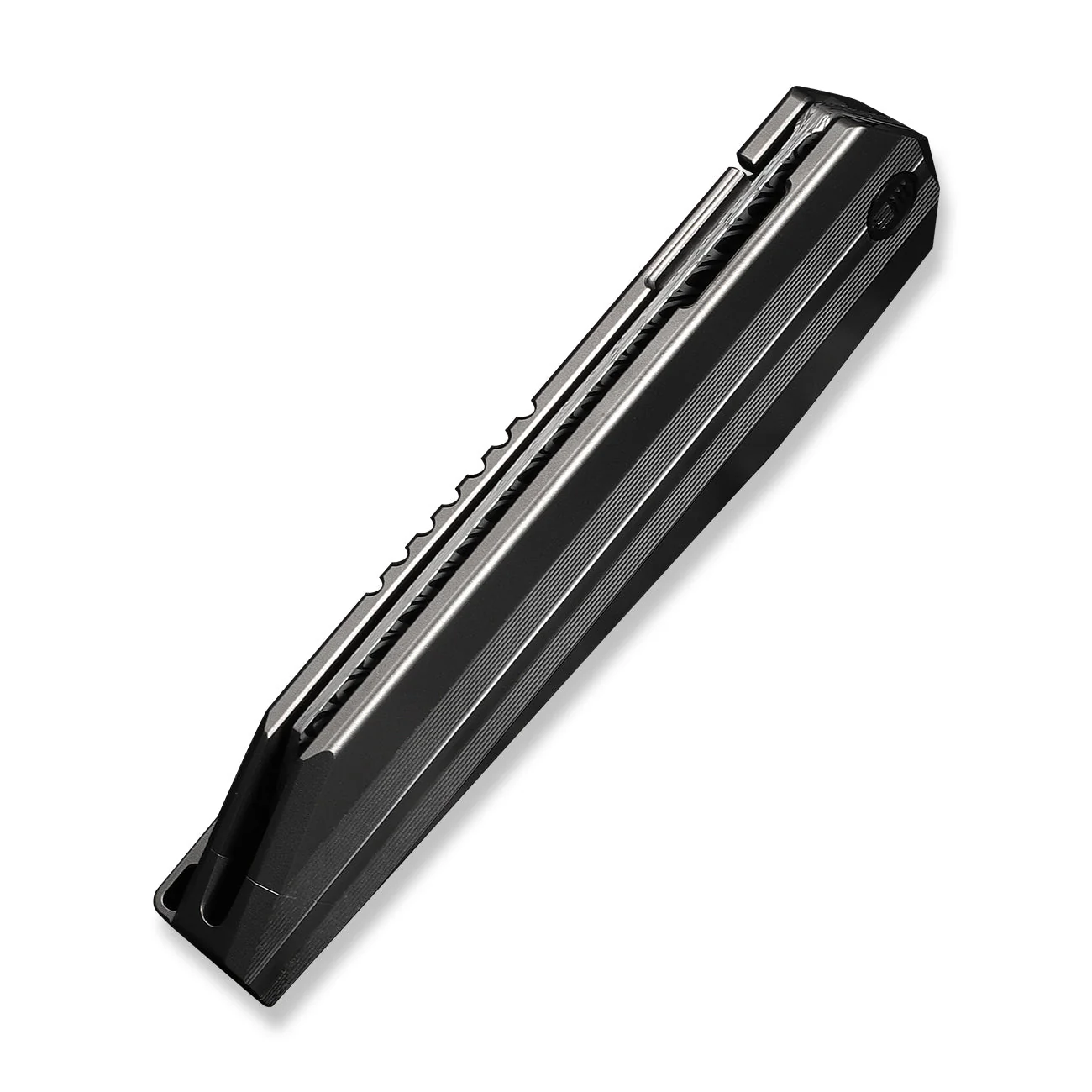 WEKNIFE Collinear Flipper Knife Titanium Handle (3.67" Damasteel Blade) WE22034D-DS1 - Image 8