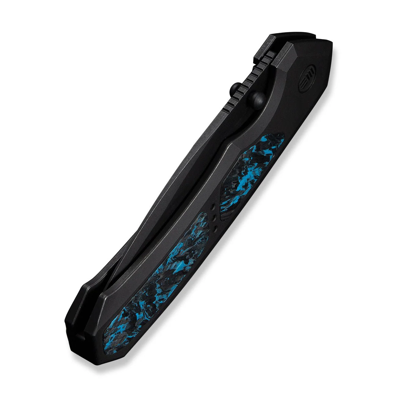WEKNIFE Corwyn Flipper & Thumb Stud Knife Black Titanium & Carbon Fiber Handle (3.7" M390 Blade) WE24088-1 - Image 8