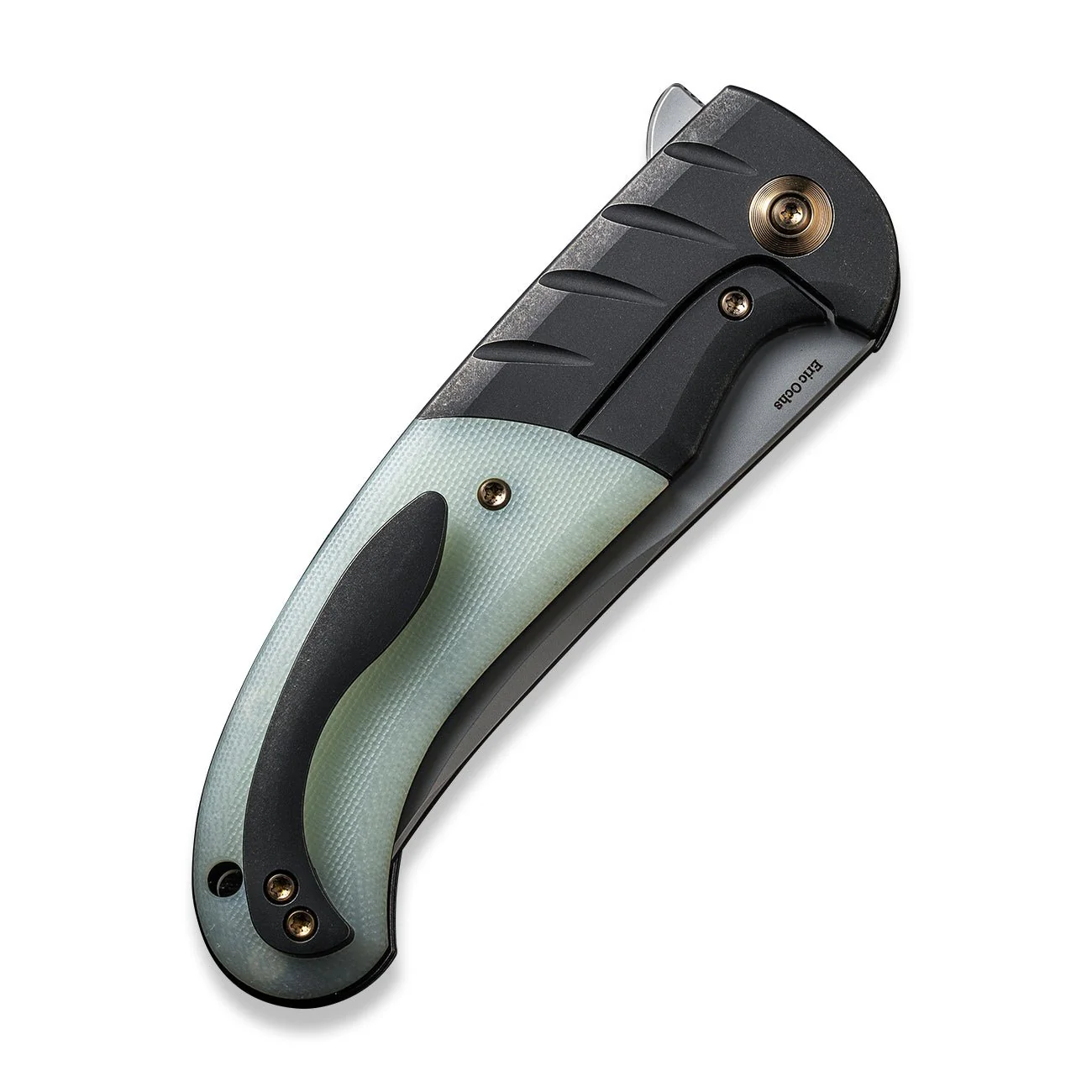 WEKNIFE Curvaceous Flipper Knife Titanium & G10 Handle (3.70" CPM 20CV Blade) WE20012-3 - Image 6
