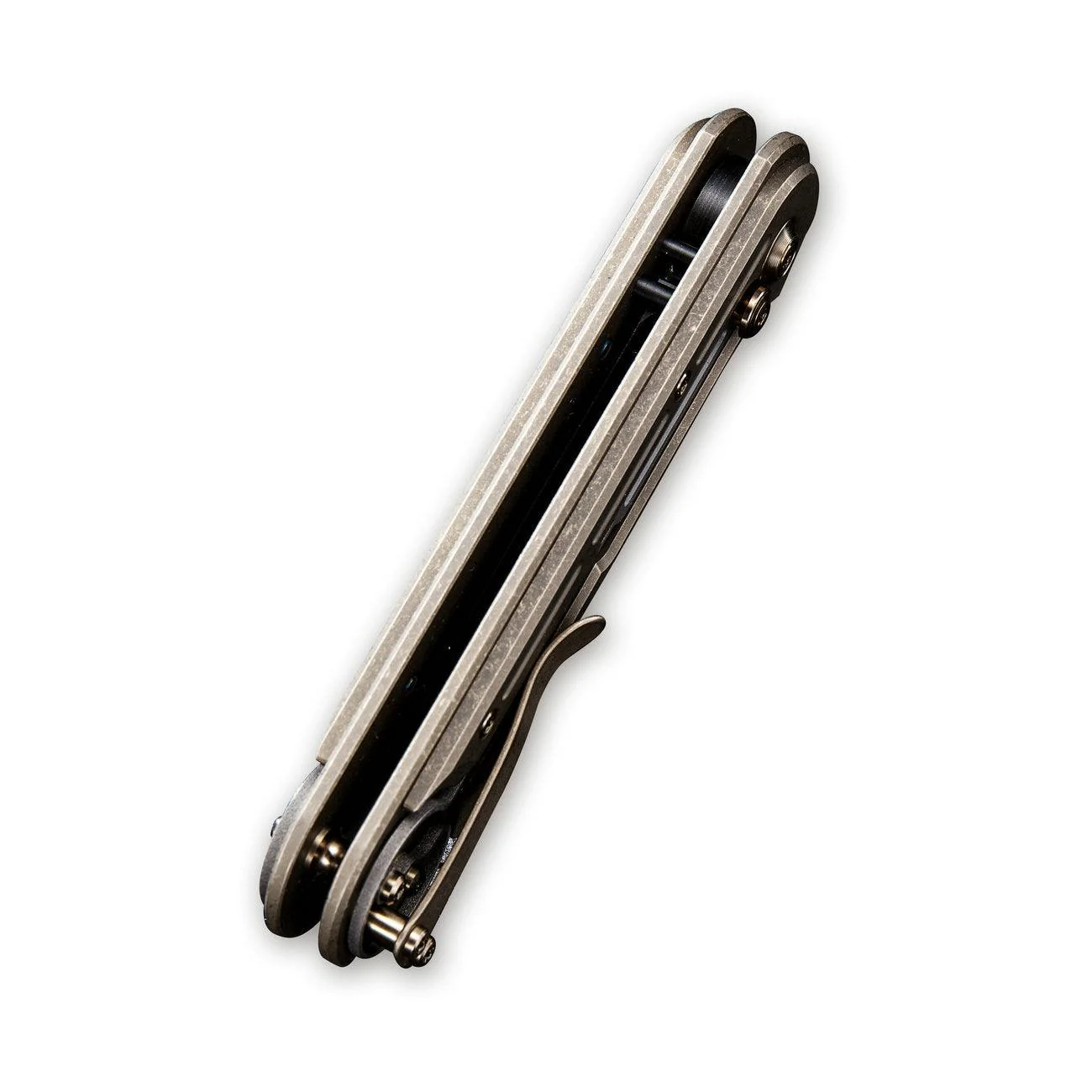 WEKNIFE Double Helix Slide Lock Knife Titanium Handle (3.3" CPM S35VN Blade) 815A - Image 4