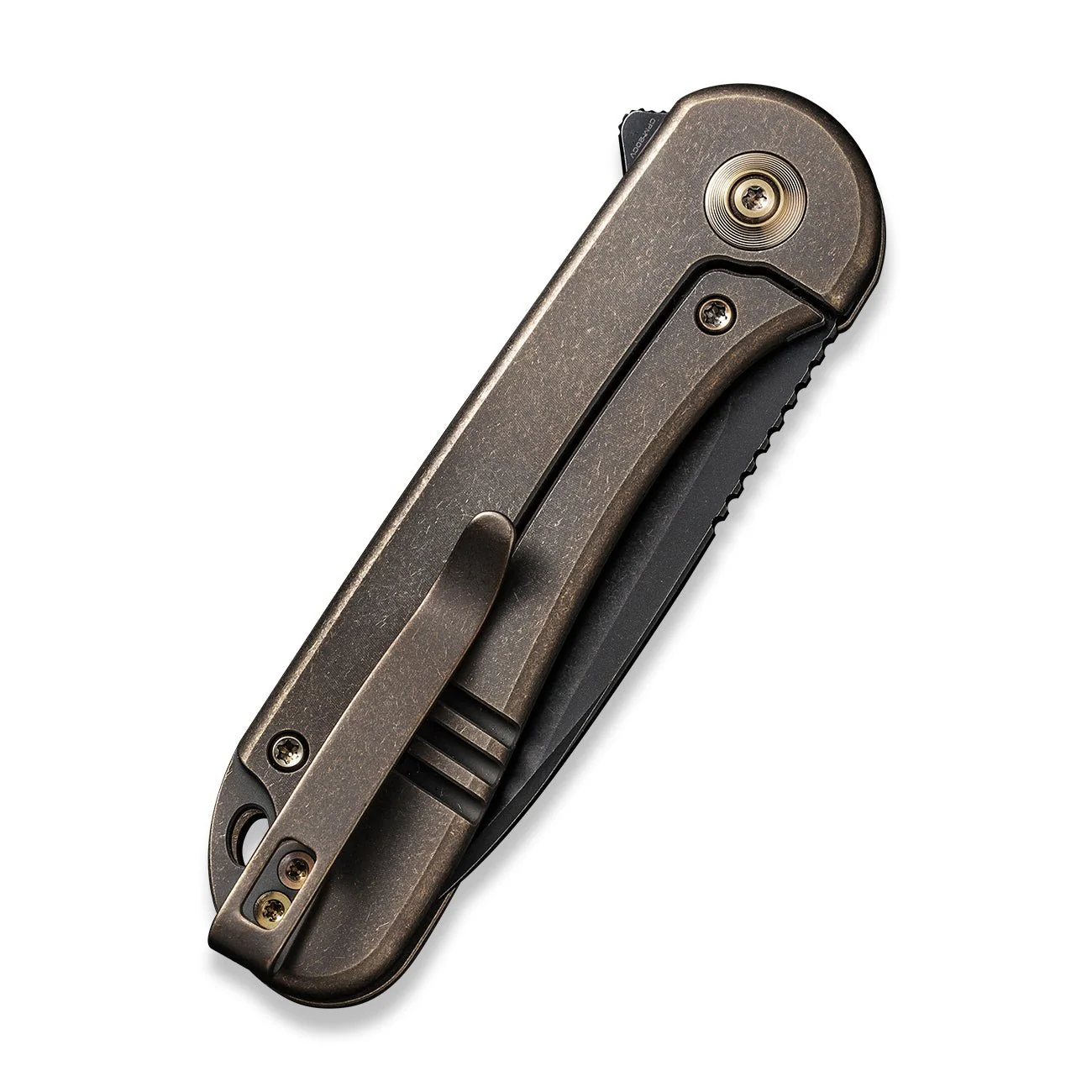WEKNIFE Elementum Flipper Knife Titanium Handle (2.96" CPM 20CV Blade) WE18062X-4 - Image 7