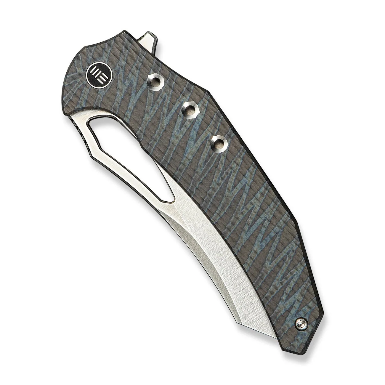 WEKNIFE Epaulette Flipper & Thumb Hole Knife Titanium Handle (3.45" M390 Blade) WE24024-2 - Image 6