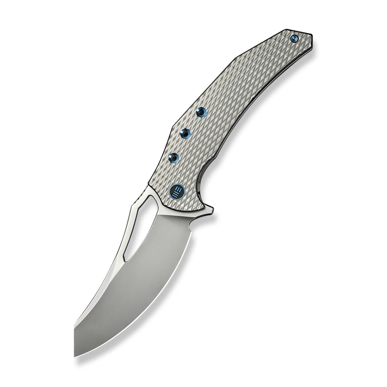 WEKNIFE Epaulette Flipper & Thumb Hole Knife Titanium Handle (3.45" M390 Blade) WE24024-3 - Image 3