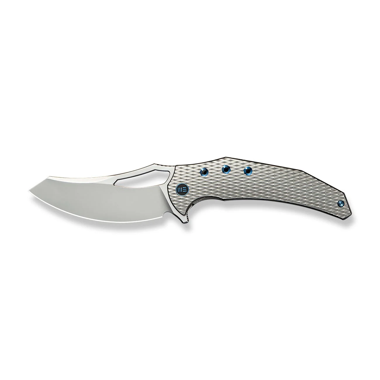 WEKNIFE Epaulette Flipper & Thumb Hole Knife Titanium Handle (3.45" M390 Blade) WE24024-3 - Image 4